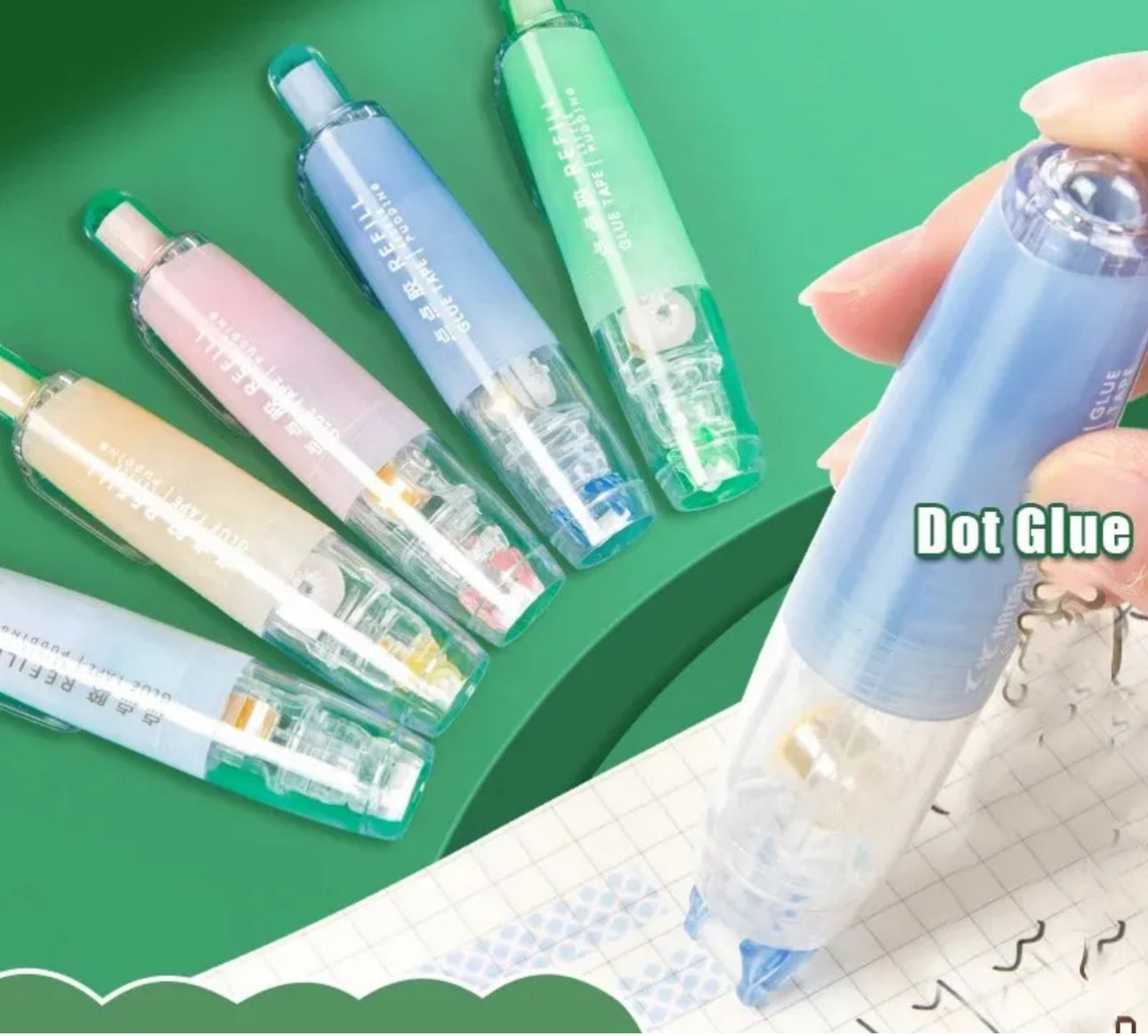Pegamento Doble cara Rotativo & Retractable