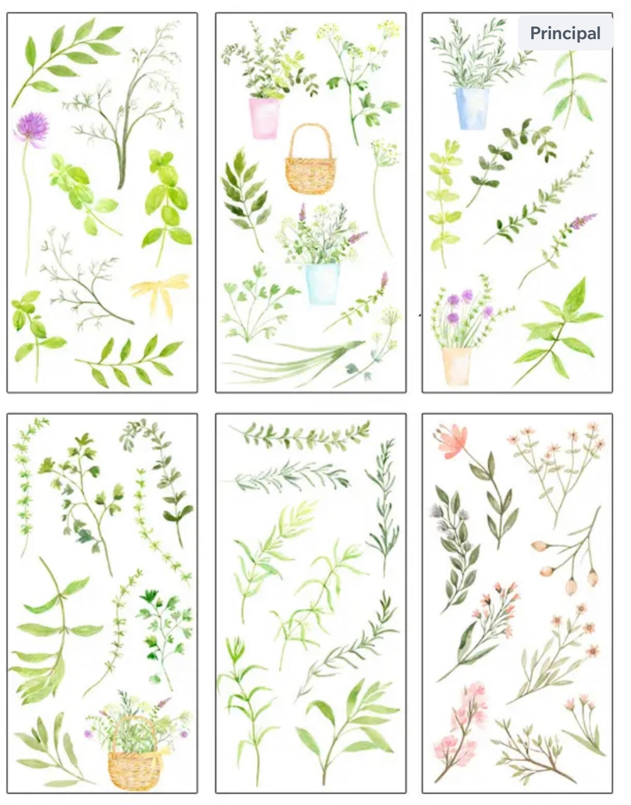 3 & 6 Hojas de Stickers - Papel de Arroz - VARIOS MODELOS A DESCUBRIR