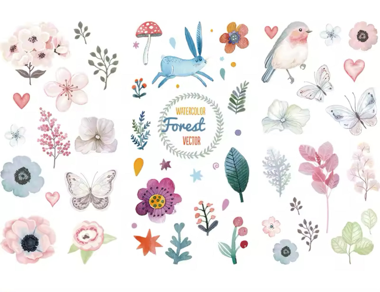 3 & 6 Hojas de Stickers - Papel de Arroz - VARIOS MODELOS A DESCUBRIR