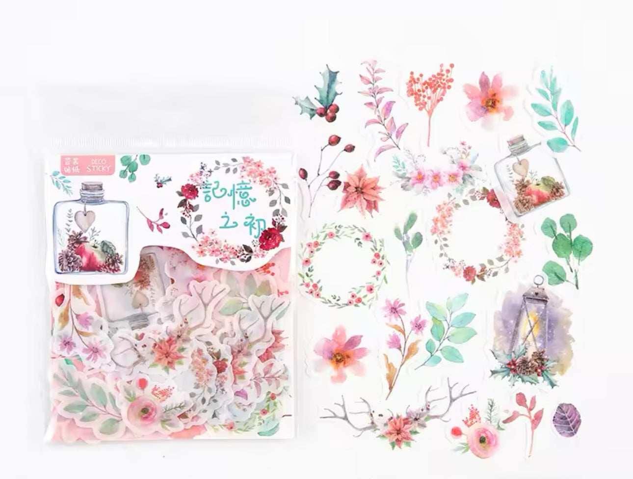 40 Stickers Papel de Arroz VARIOS MODELOS A DESCUBRIR