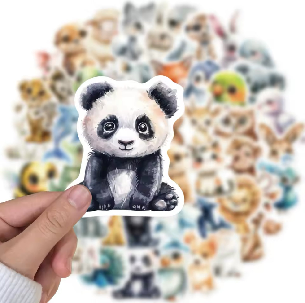 50 Stickers Vinil - Tiernos Animales