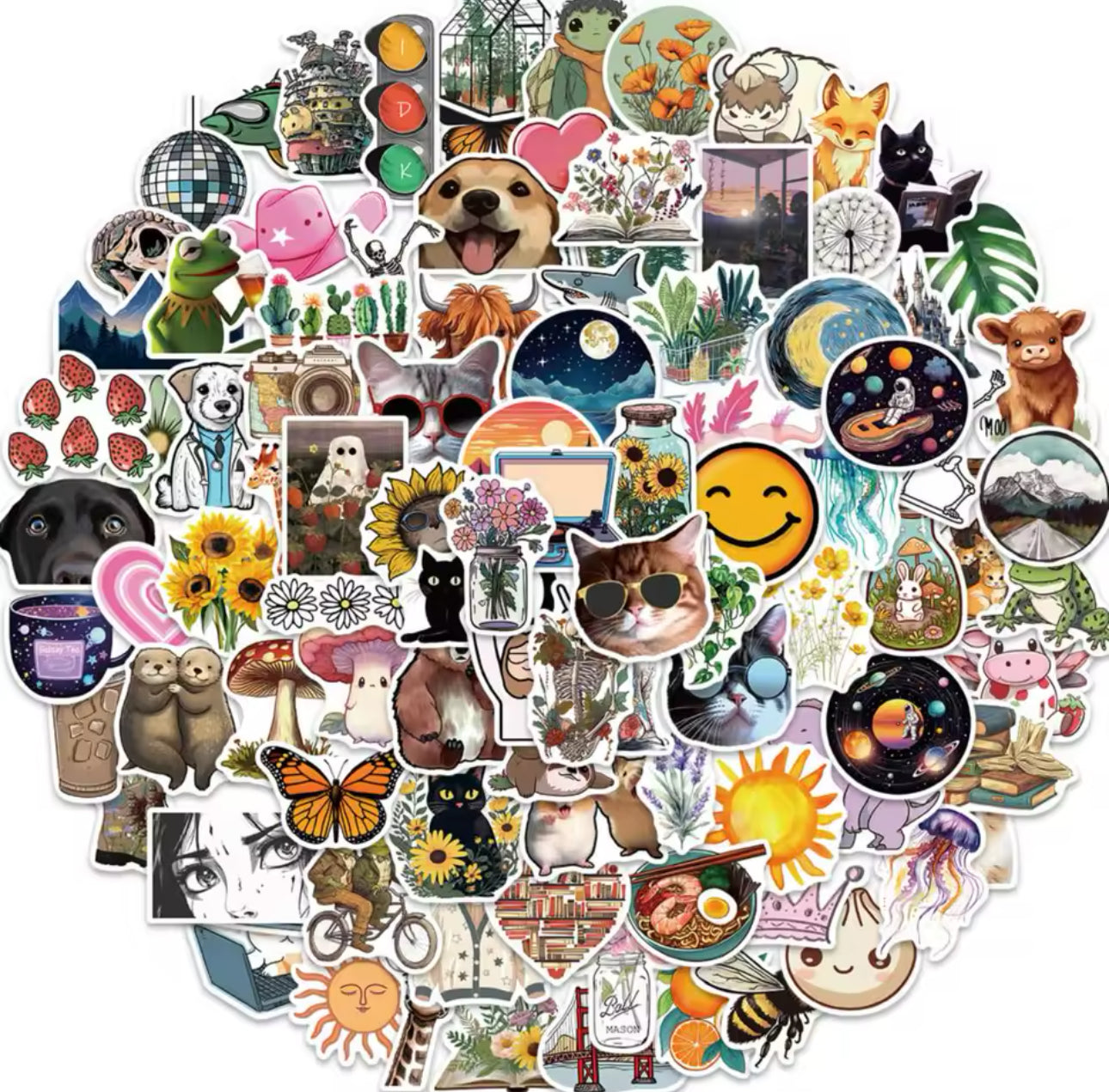200 Stickers Vinil