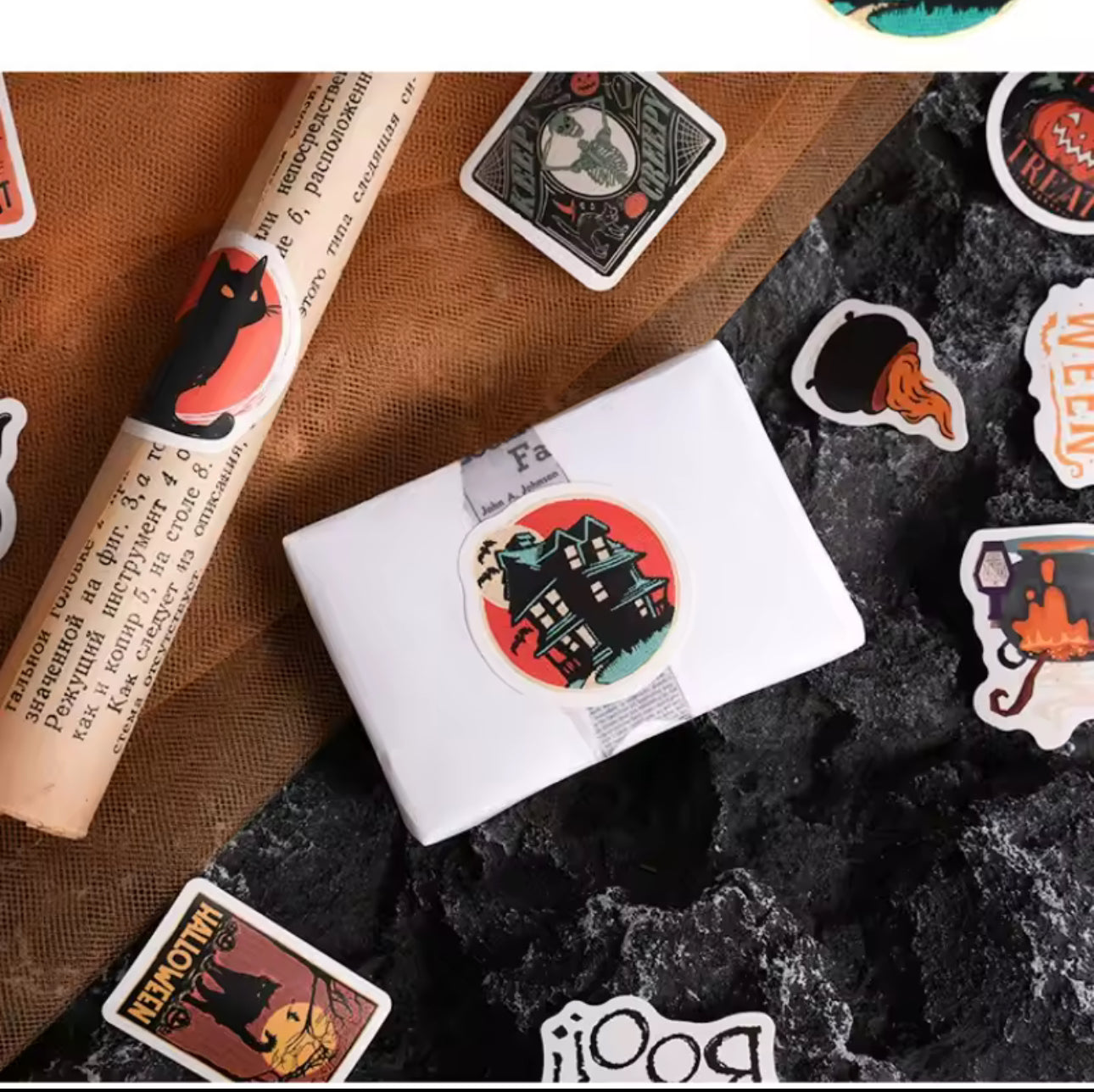 Cajita de Stickers Halloween