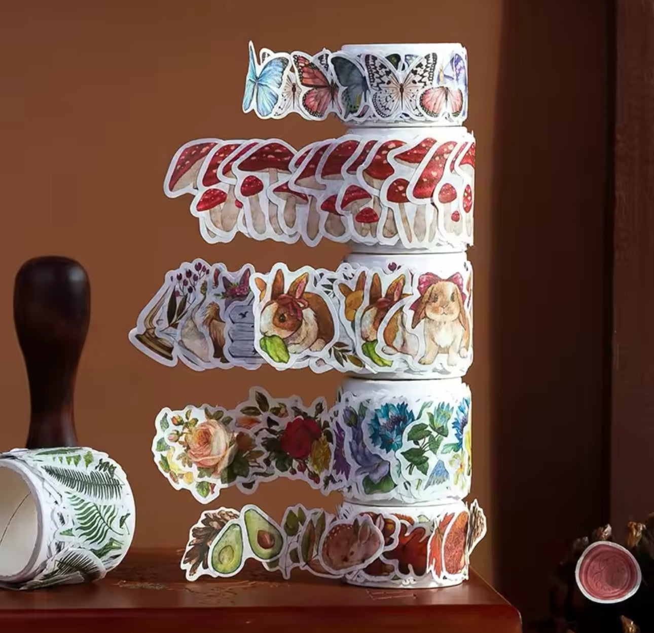 Rollo de 100 Stickers