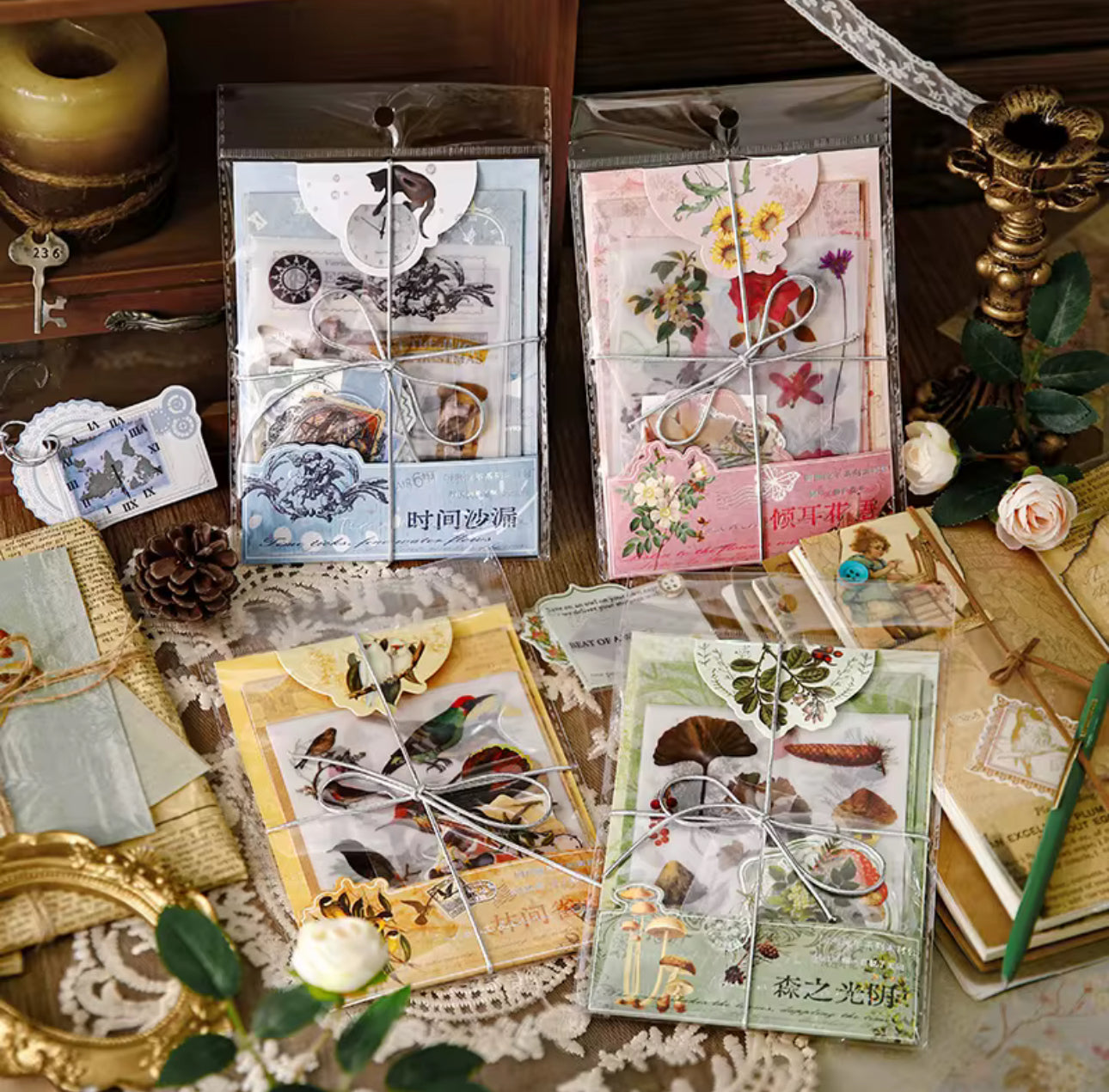 Kit 30 piezas Vintage