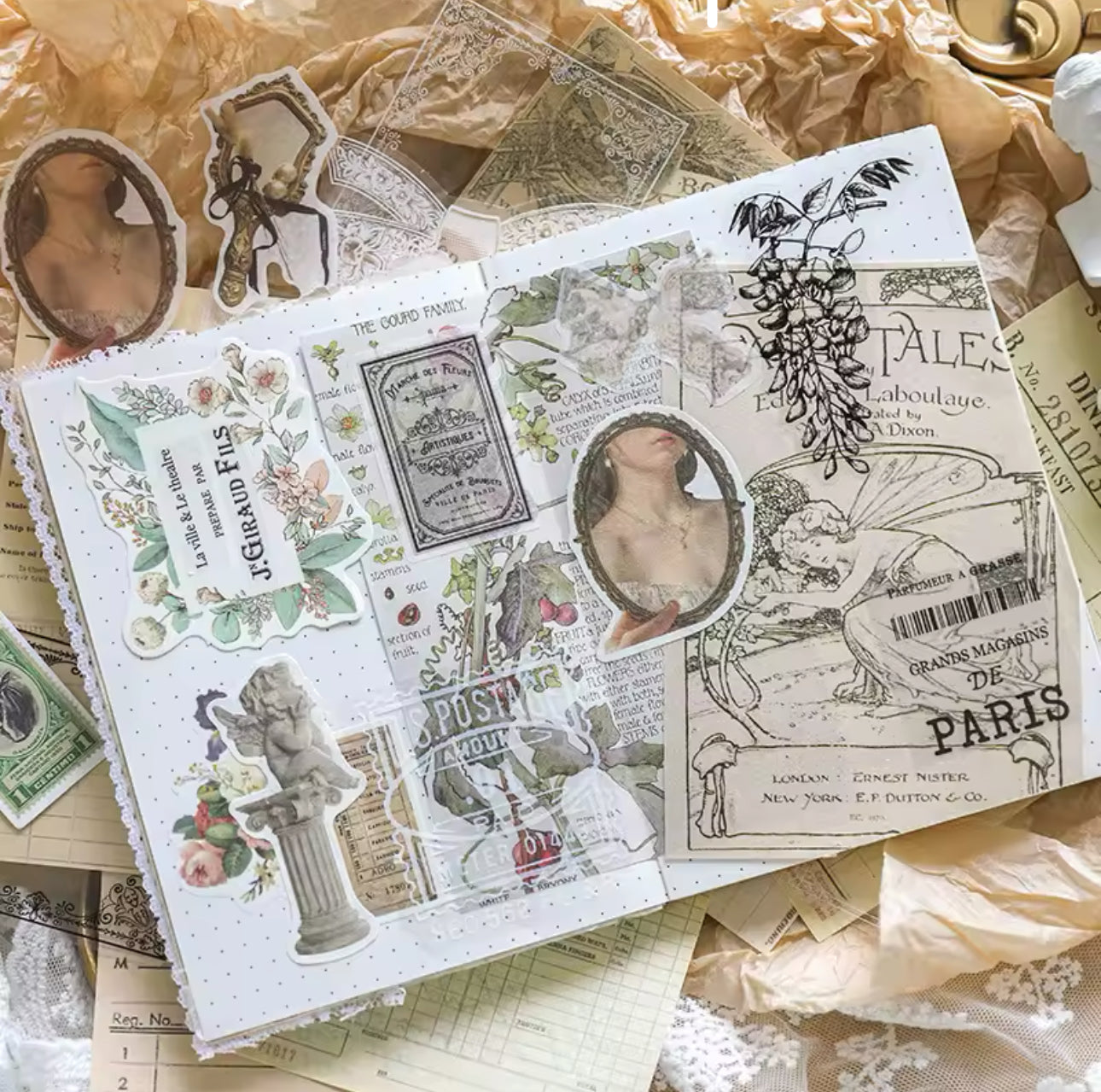 Kit 100 piezas Vintage