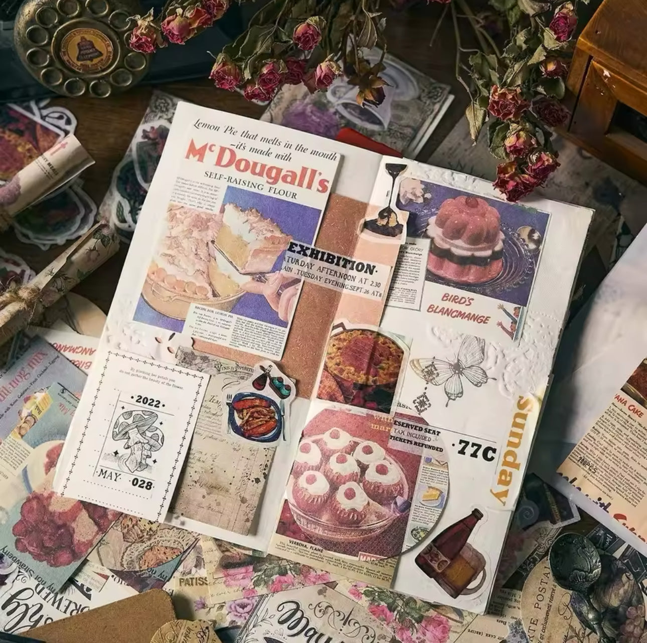 Kit 200 piezas Vintage