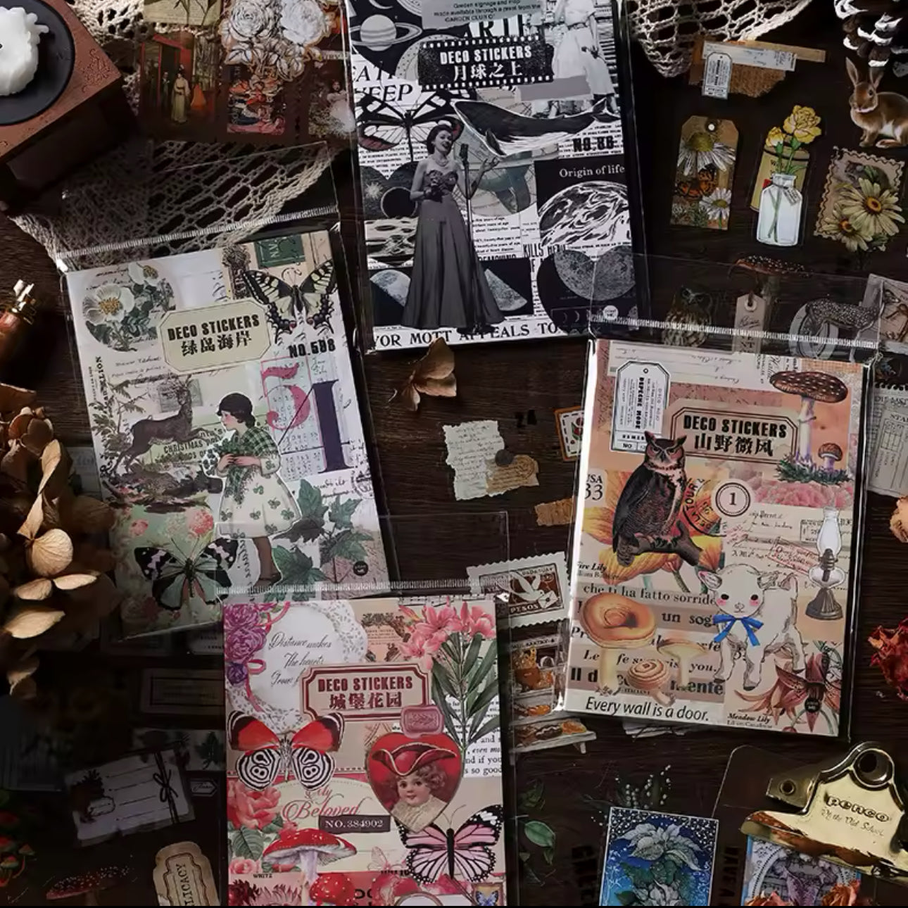 Libro de Stickers Vintage - 20 paginas