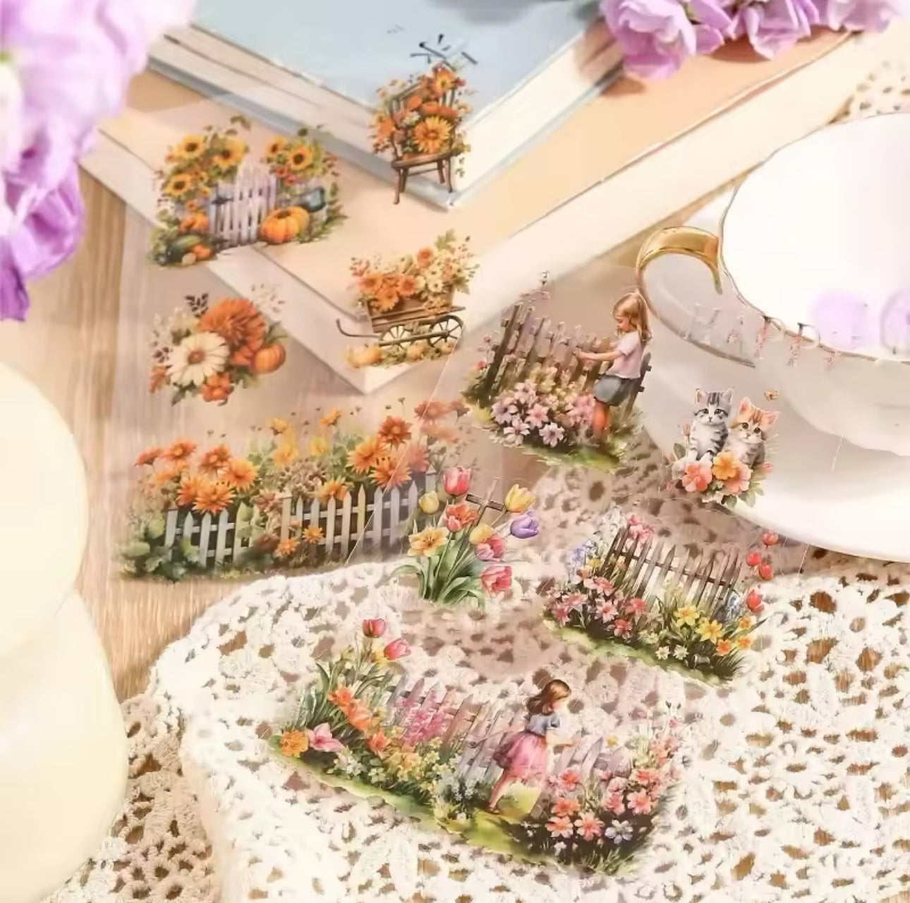 Libro de Stickers Garden - 20 paginas