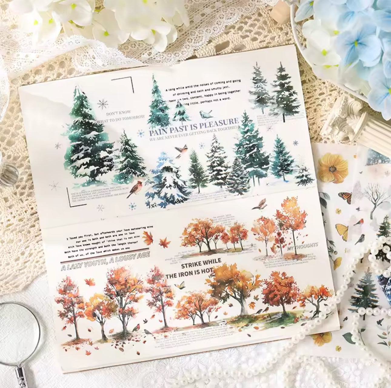 Libro de Stickers Flores - 20 paginas