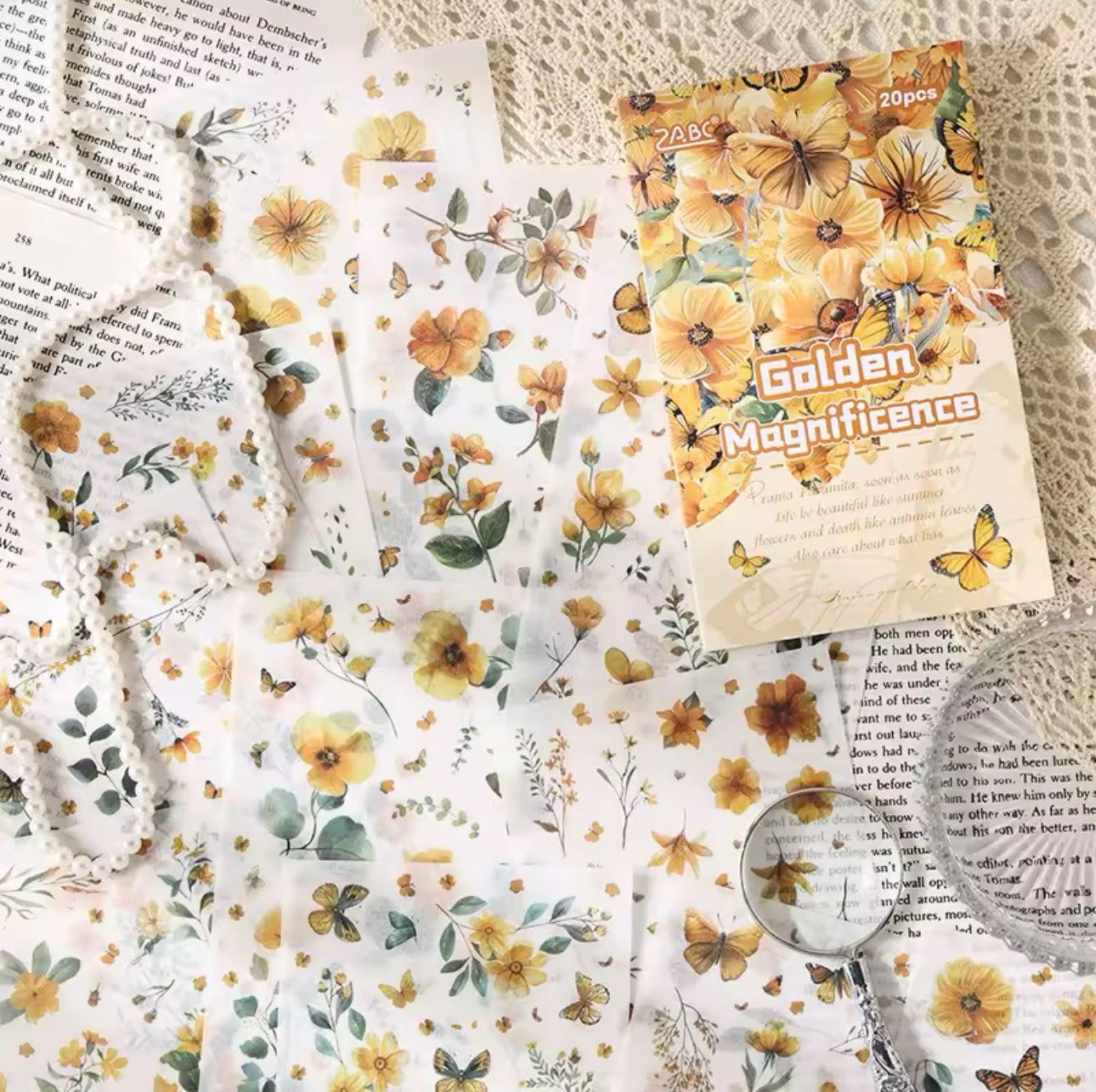 Libro de Stickers Flores - 20 paginas