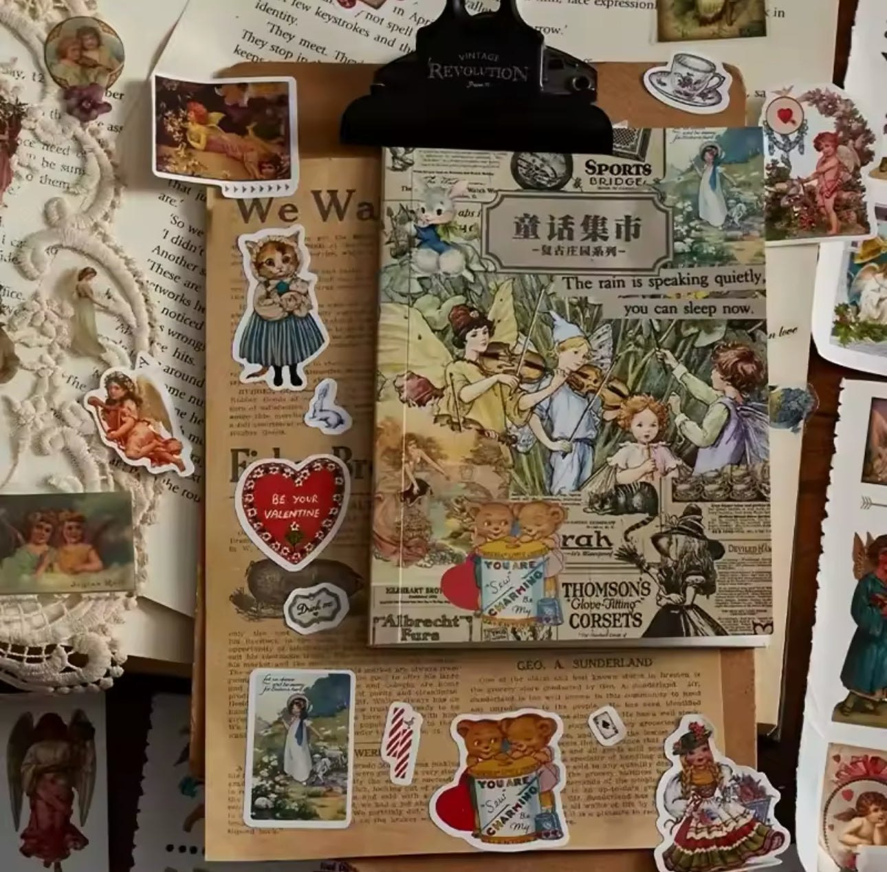 Libro de Stickers Vintage - 20 paginas