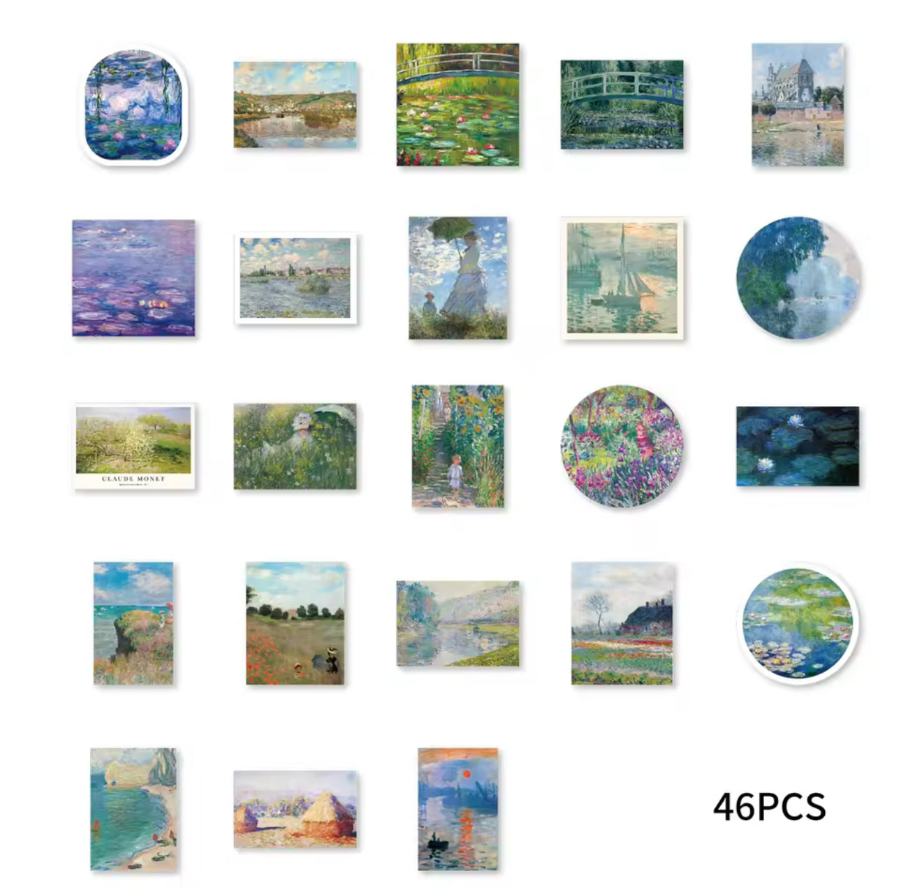 Cajita Stickers Monet