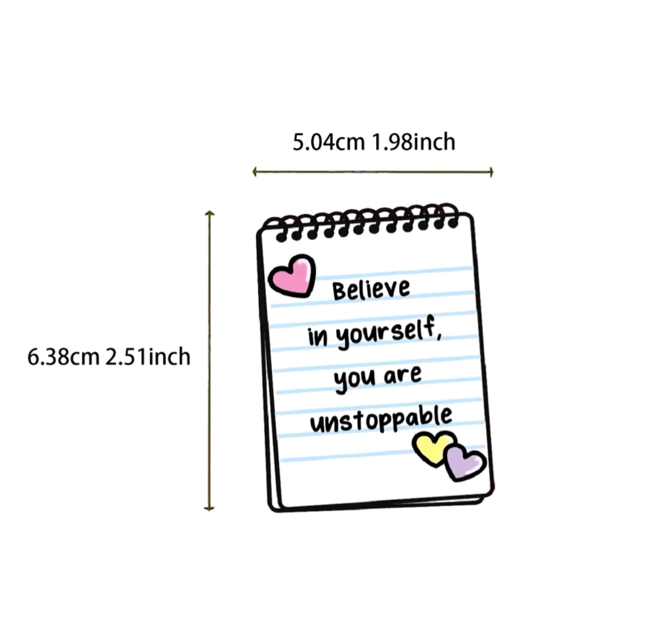 50 Stickers Vinil Notas