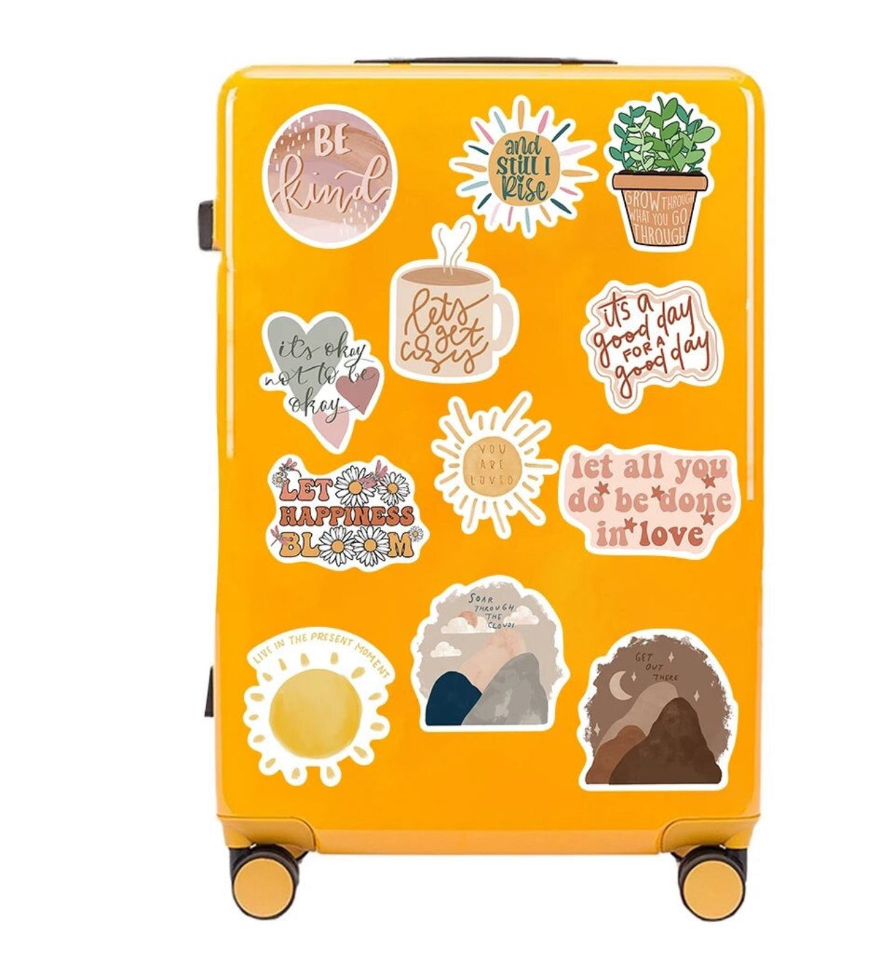 50 Stickers Vinil Boho