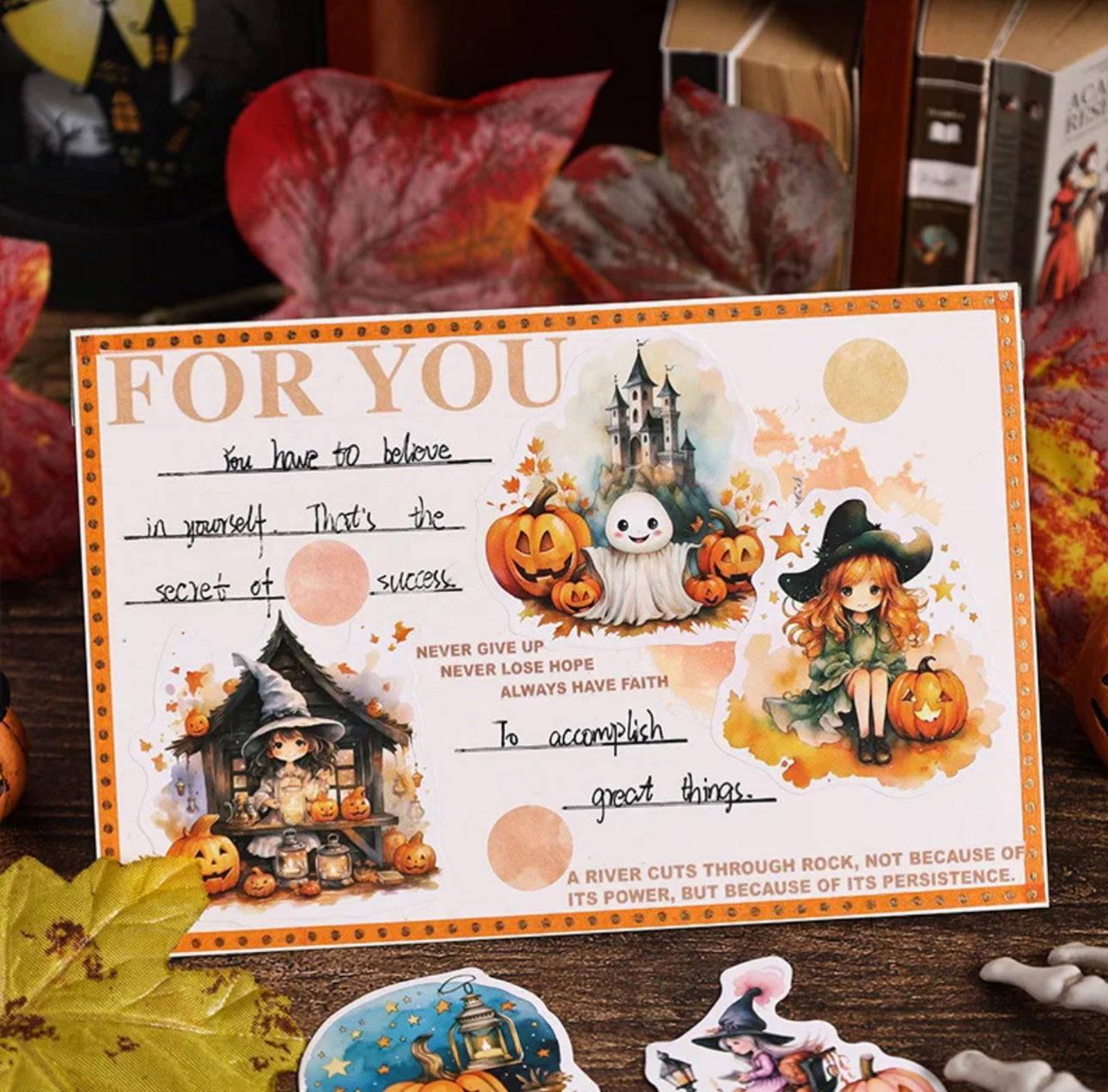 50 Stickers Vinil Halloween