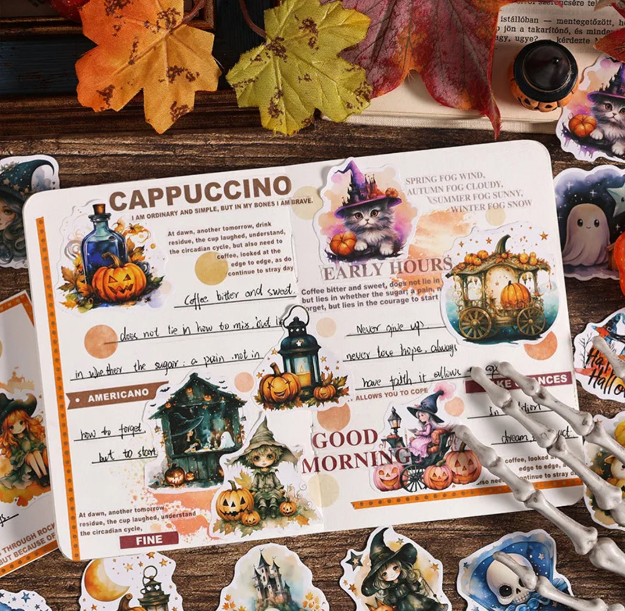 50 Stickers Vinil Halloween