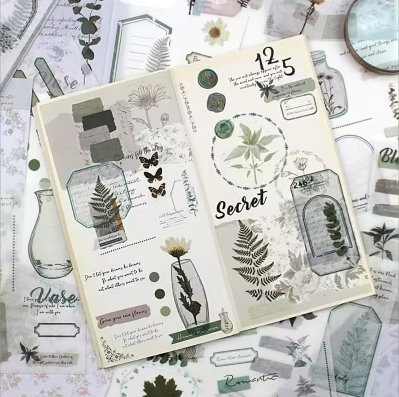 Libro de Stickers Sporadix Garden