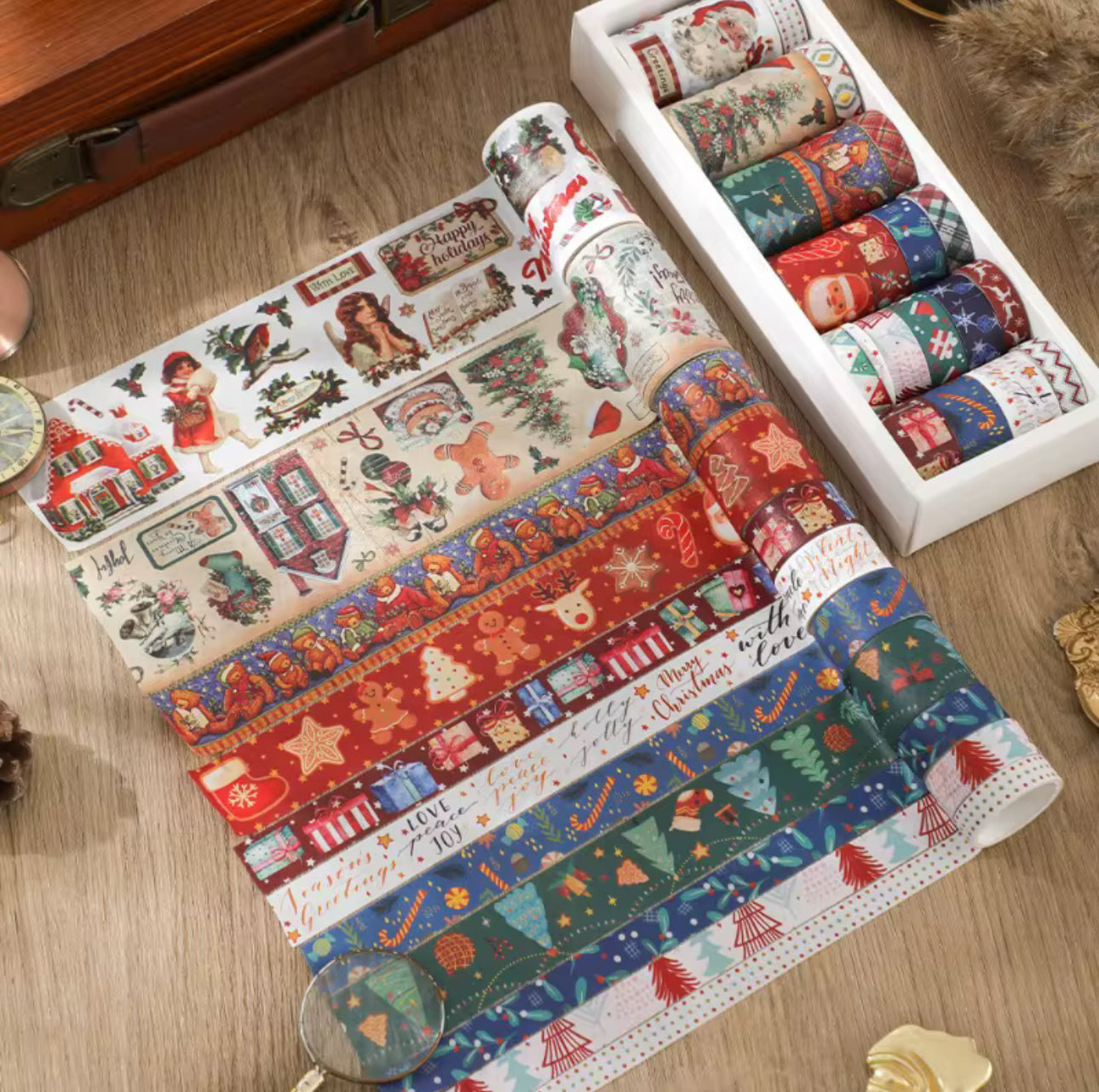 20 Washi Tapes Navidad
