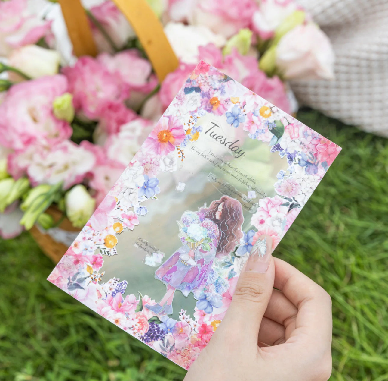 Washi Tapes Anchos Flores