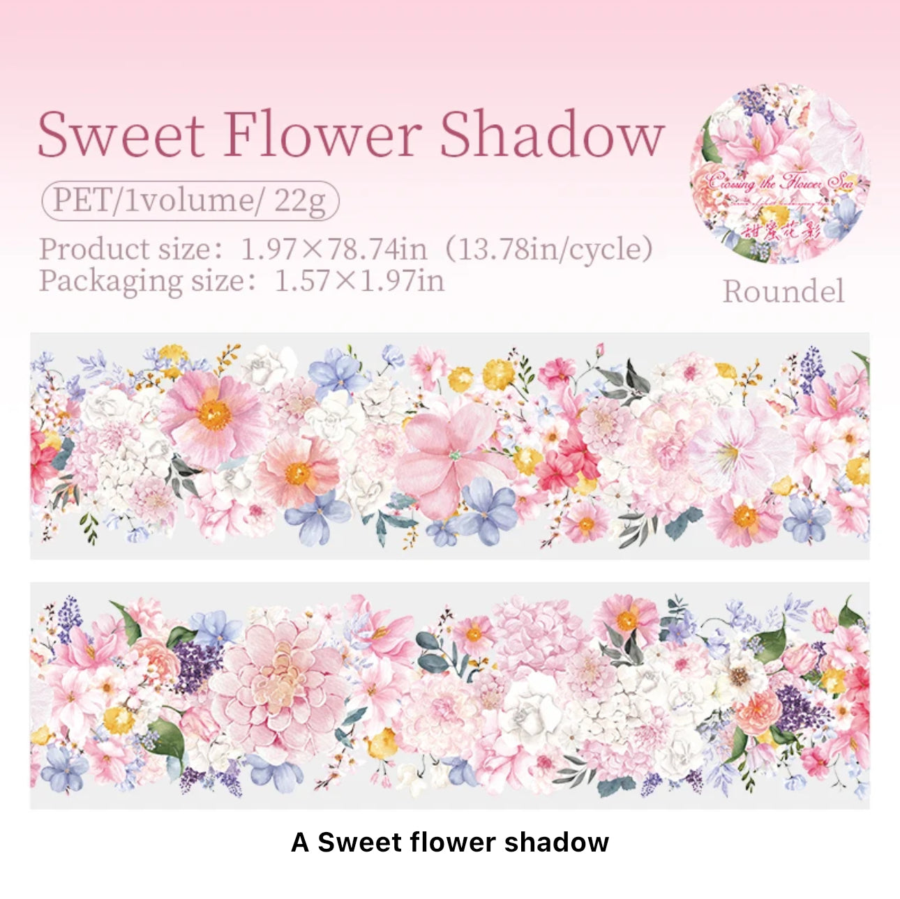 Washi Tapes Anchos Flores