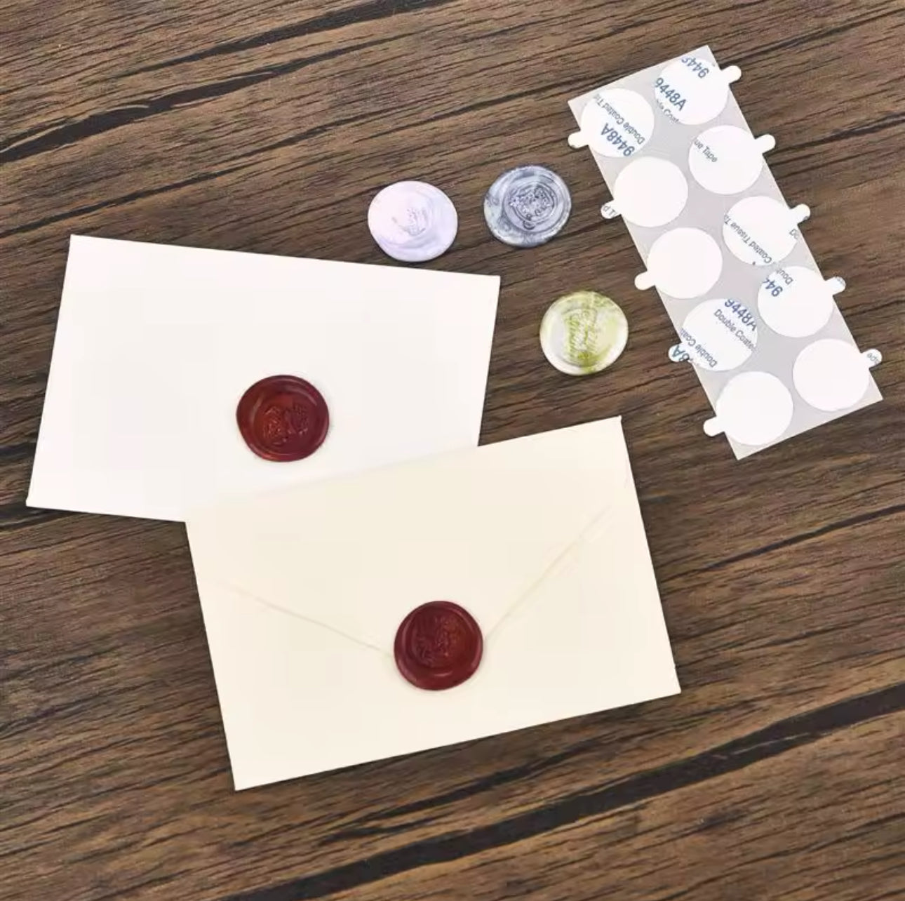 Stickers Doble cara para sellos de lacre