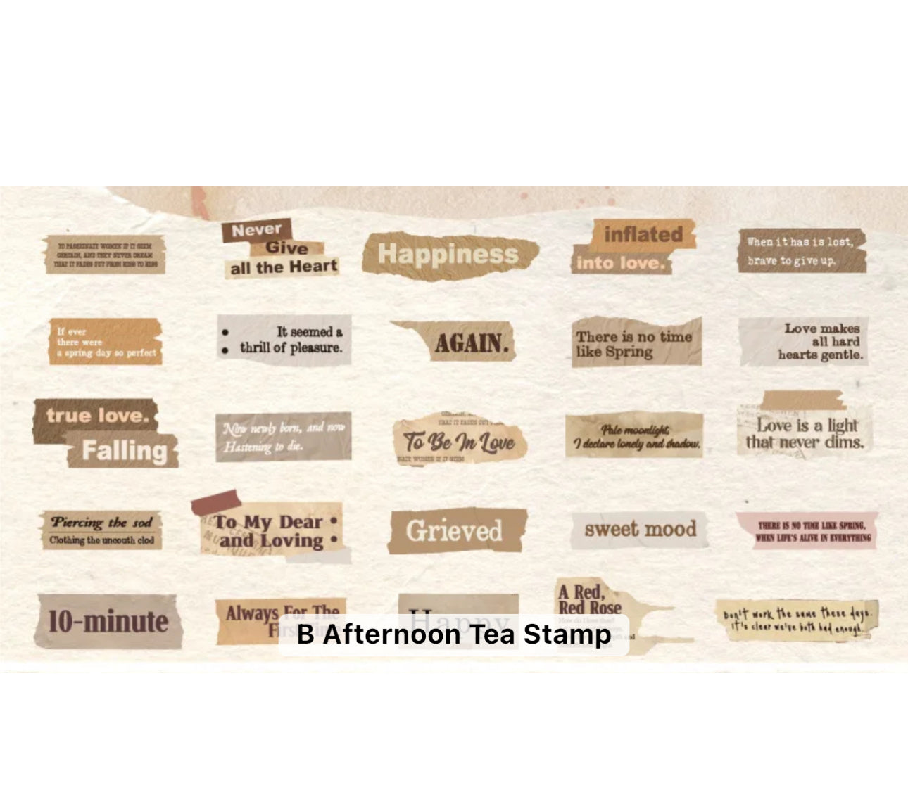100 Stickers Past Events Palabras & frases