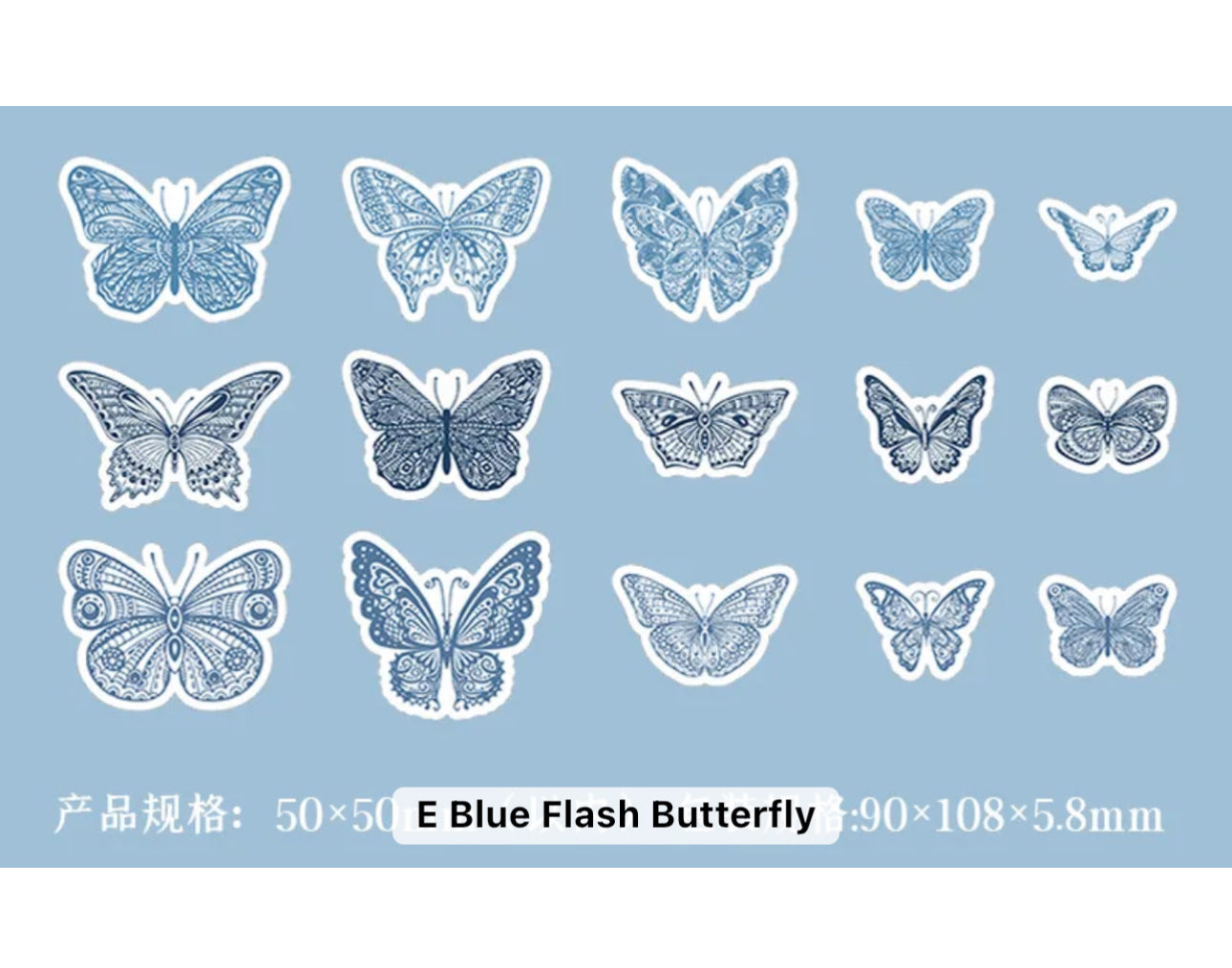30 Stickers Mariposas