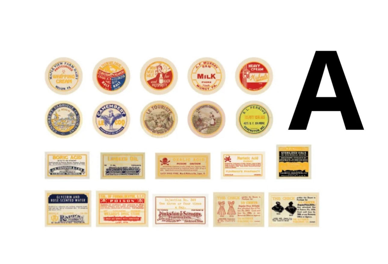 40 Stickers The Century con foil dorado