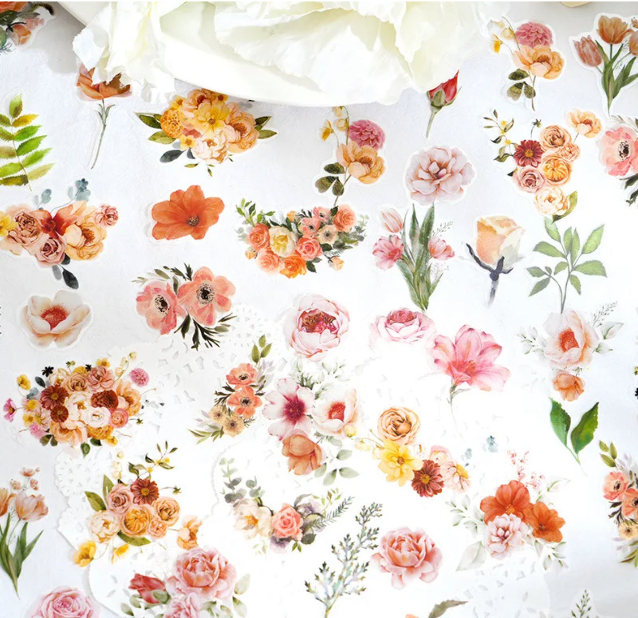 100 Stickers Flores