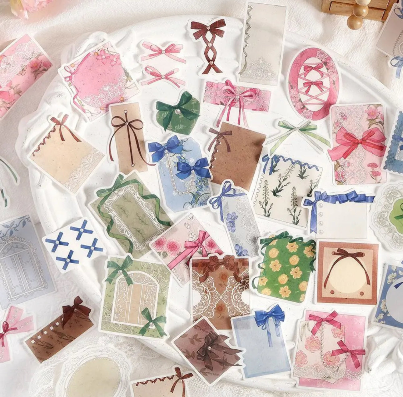 30 Stickers moños