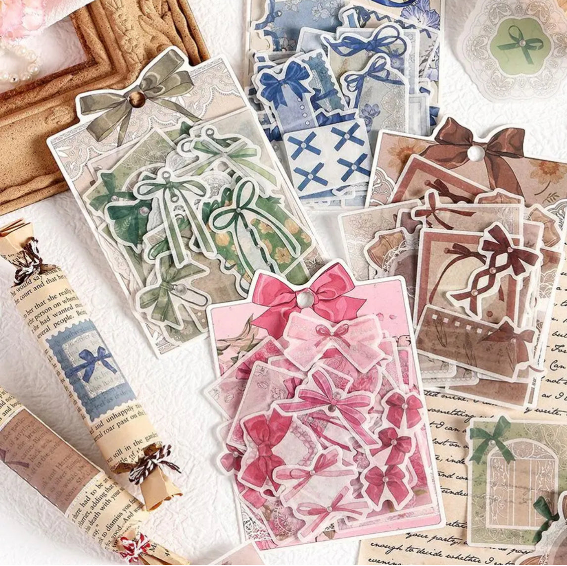 30 Stickers moños