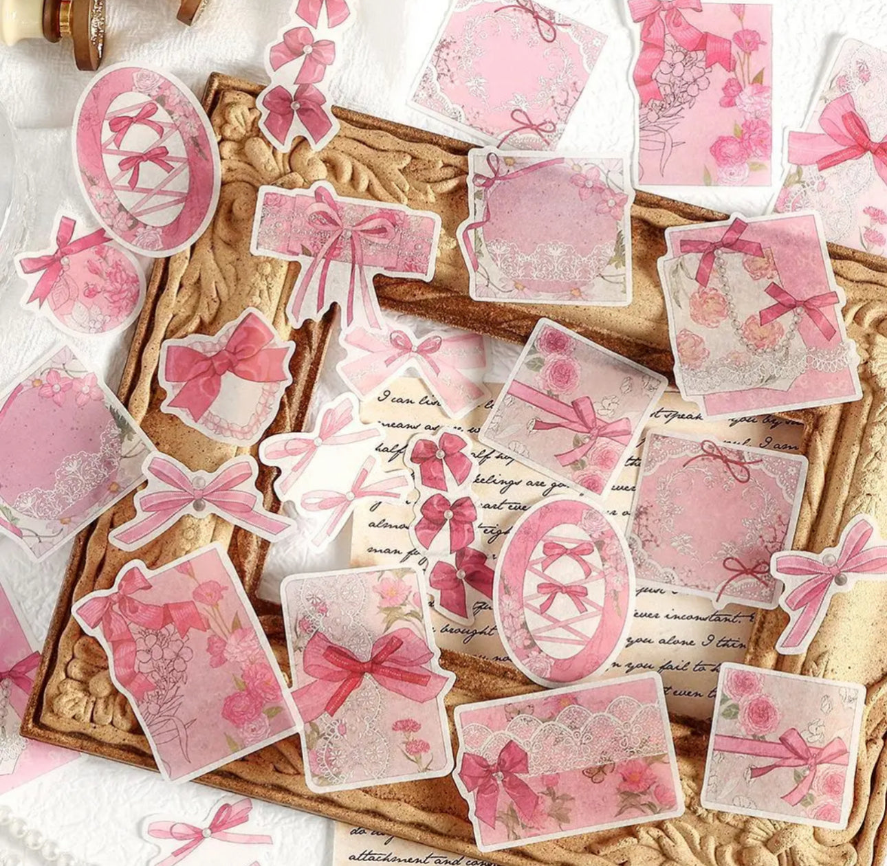 30 Stickers moños