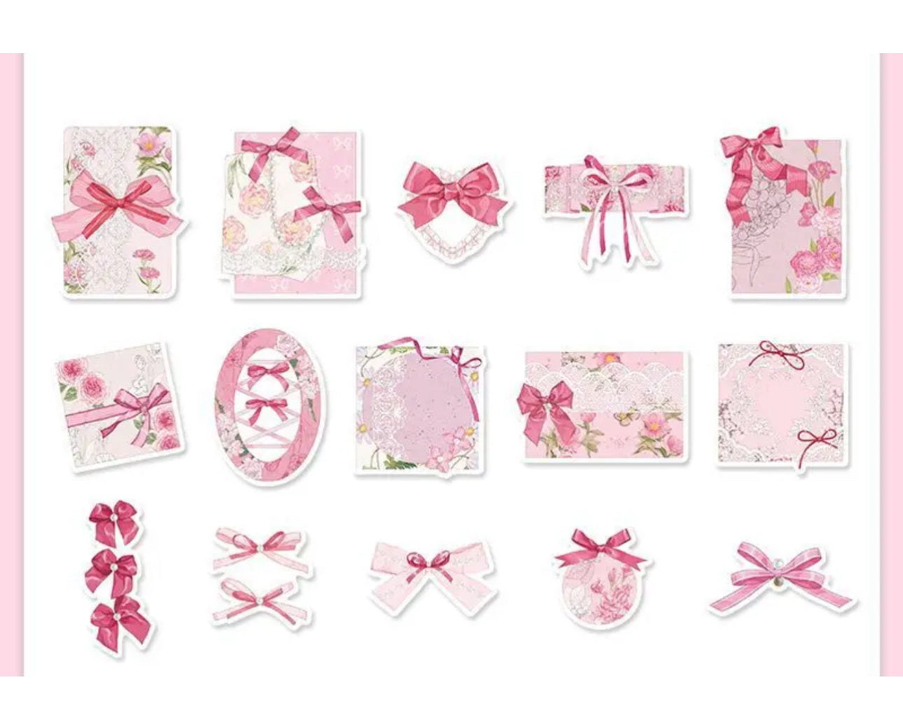 30 Stickers moños