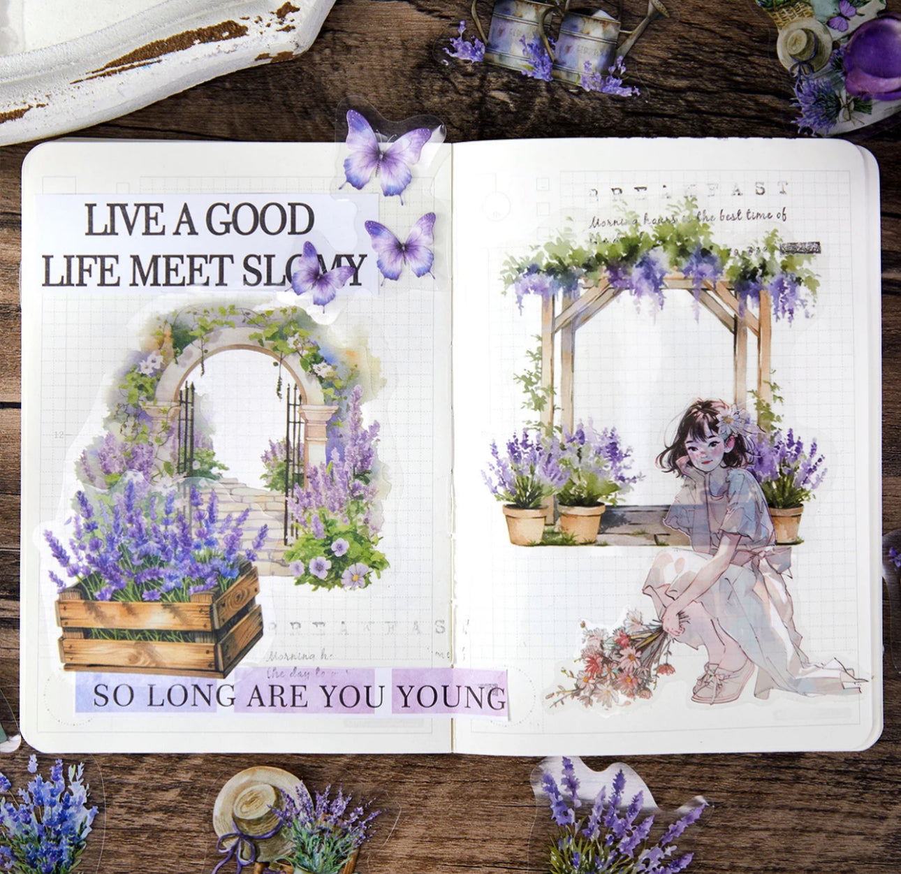 30 Stickers Jardin