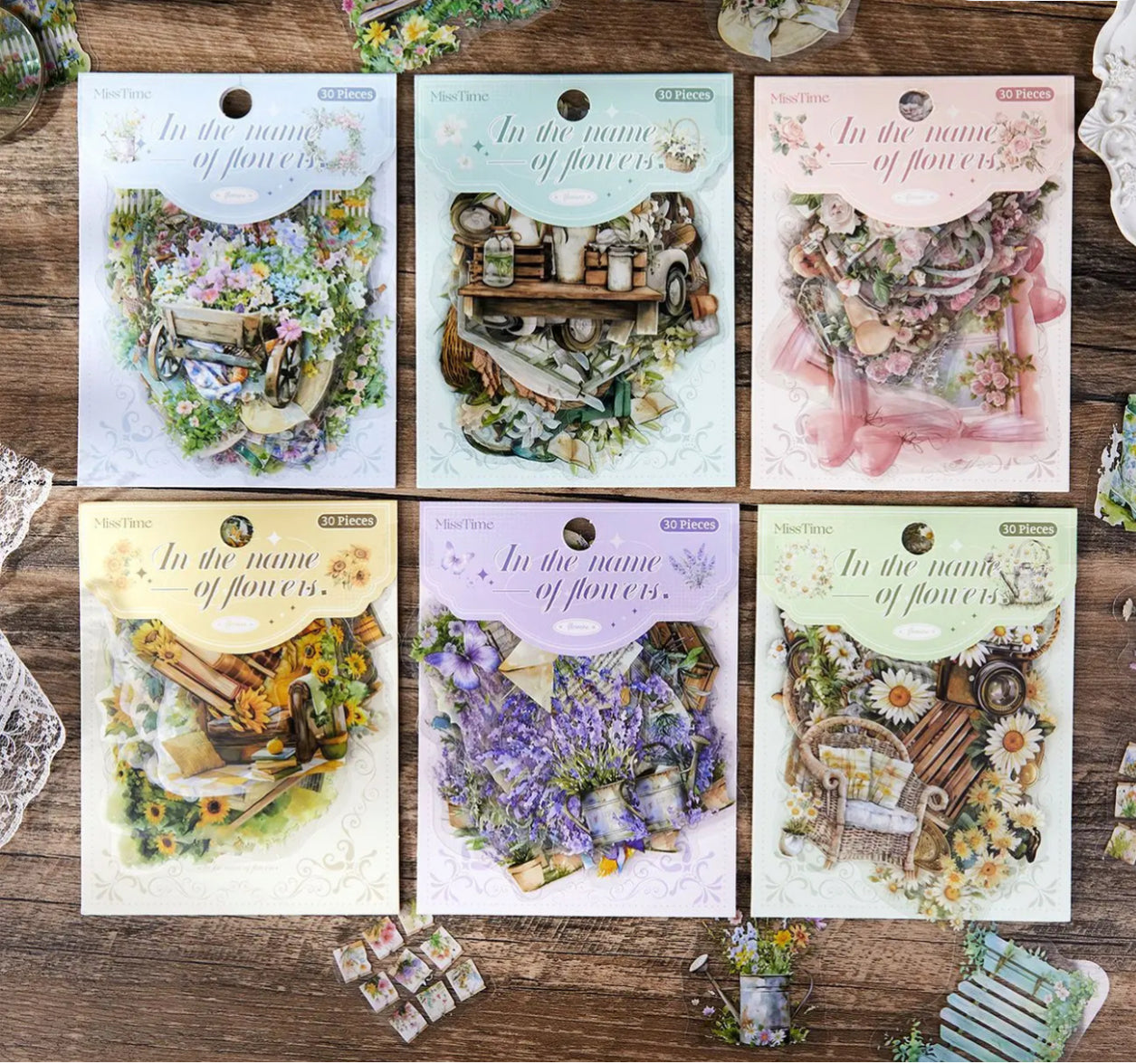 30 Stickers Jardin