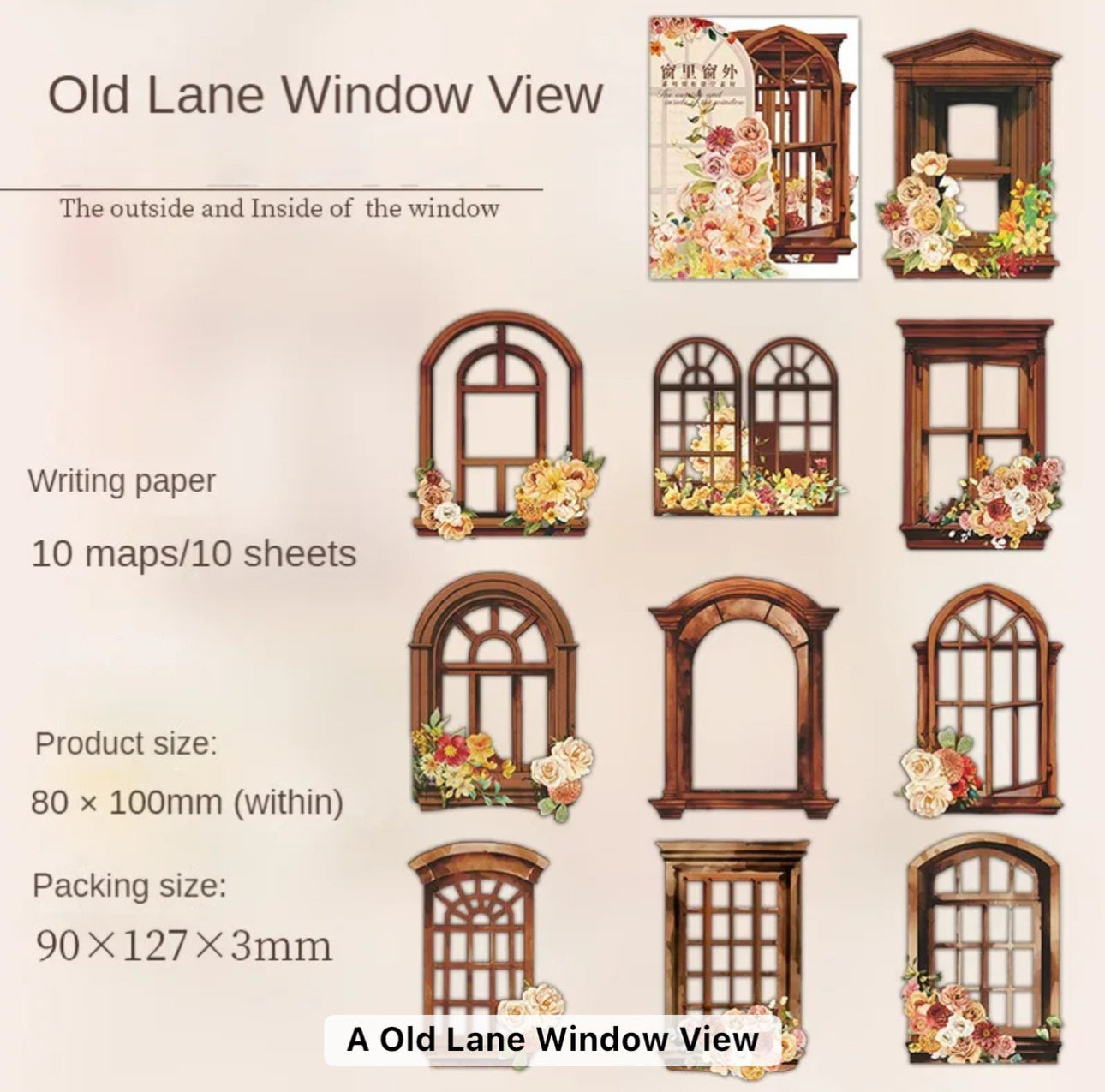10 Ventanas de cartulina