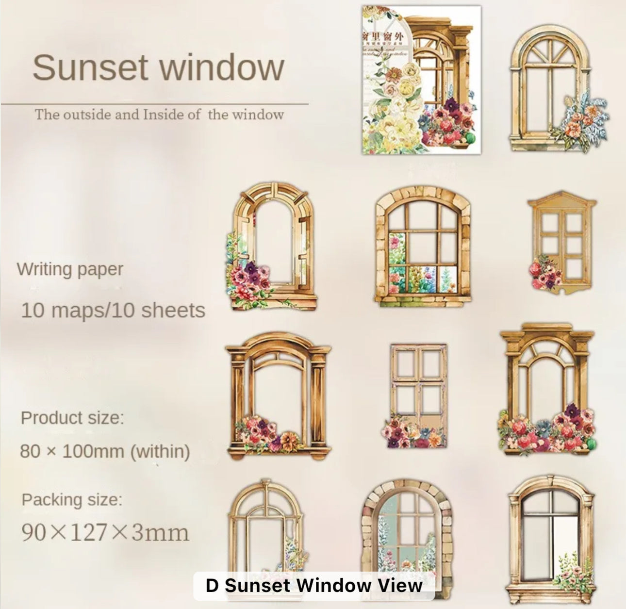 10 Ventanas de cartulina