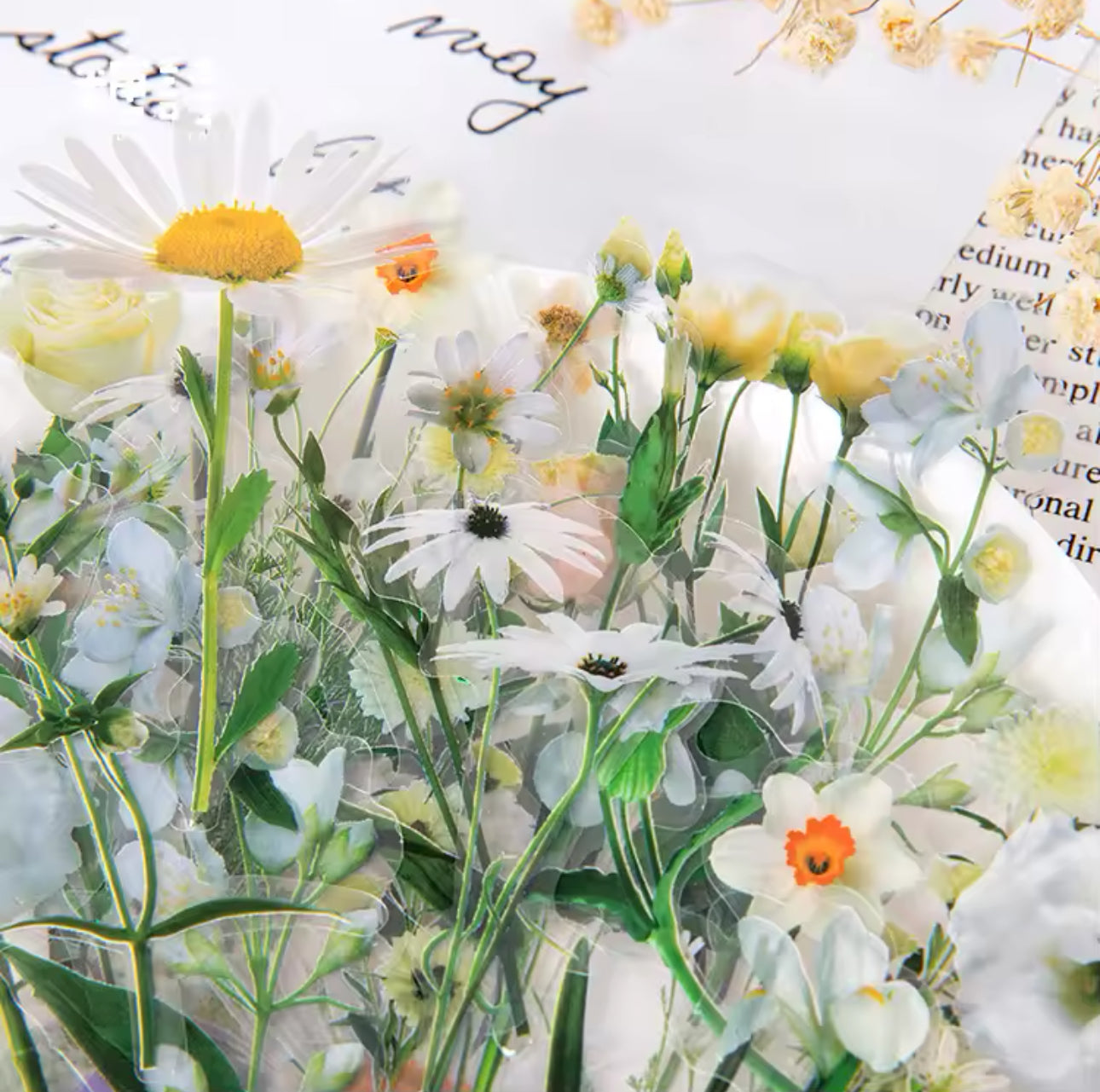 40 Stickers Flores