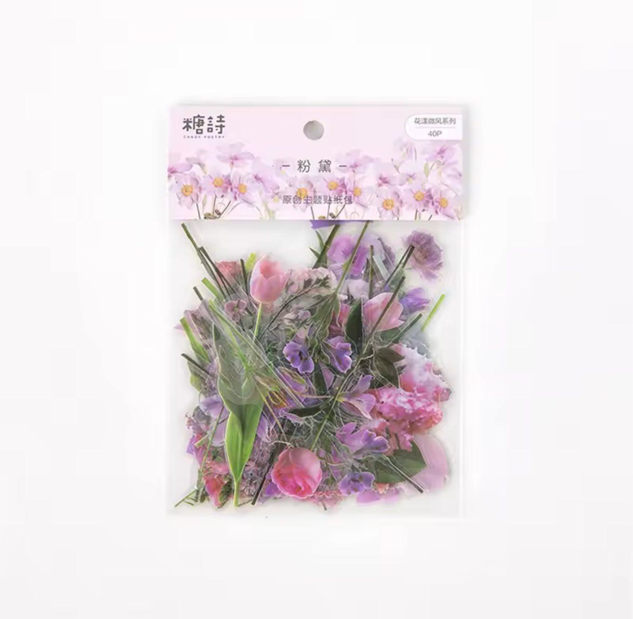 40 Stickers Flores