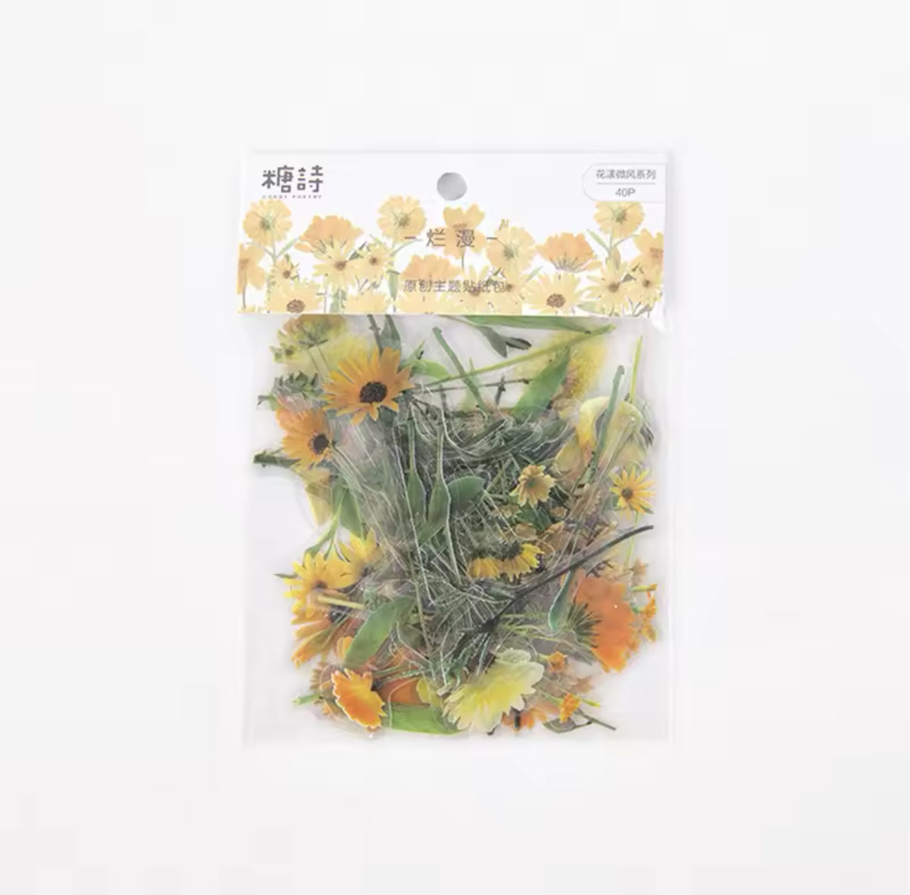 40 Stickers Flores