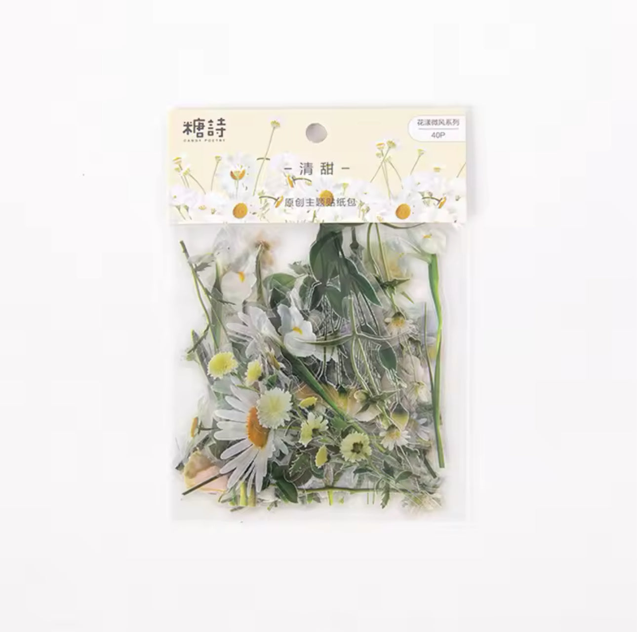 40 Stickers Flores