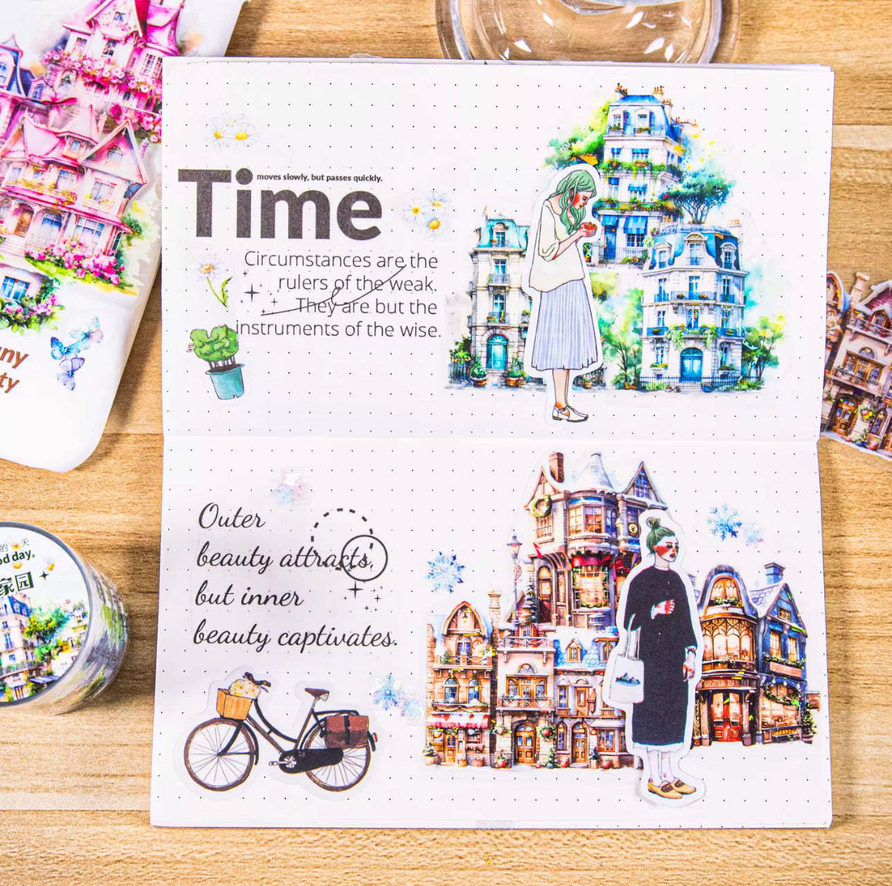 Washi Tape Ancho Casas