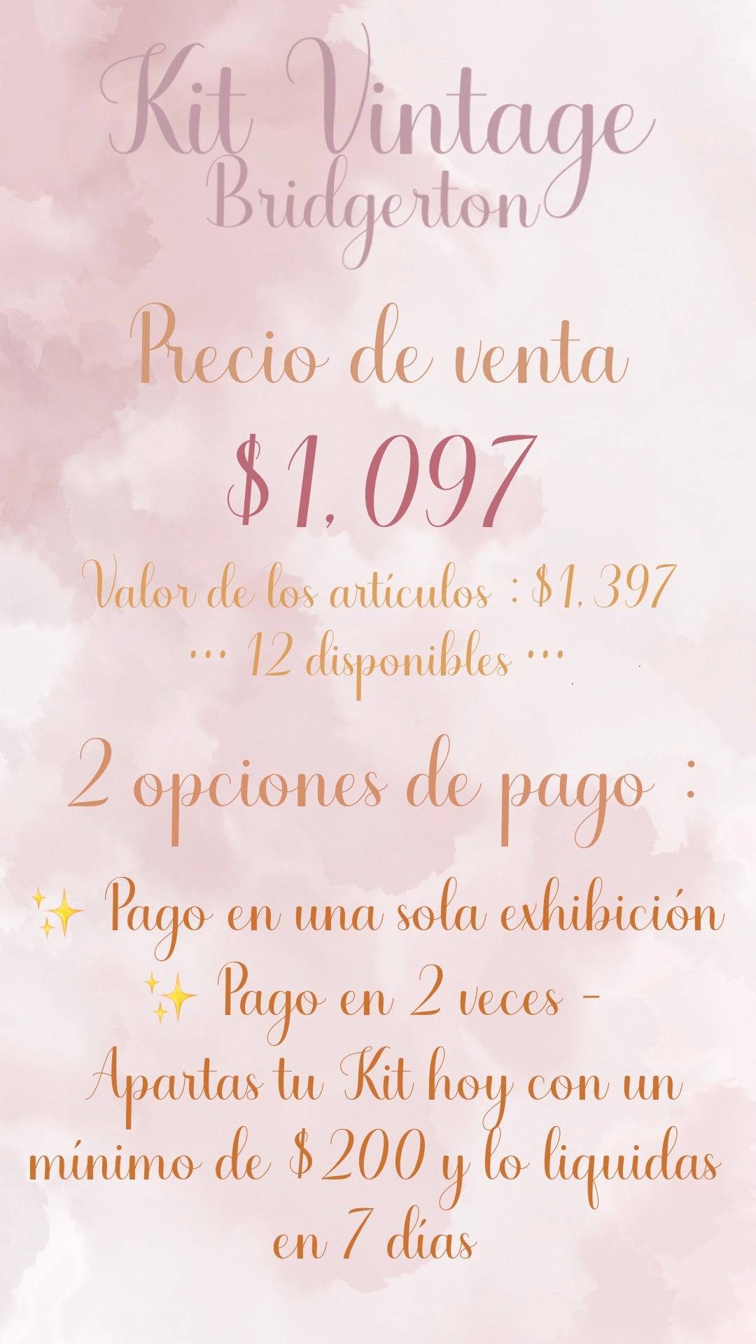 ✨🌸 KIT VINTAGE - BRIDGERTON 🌸✨