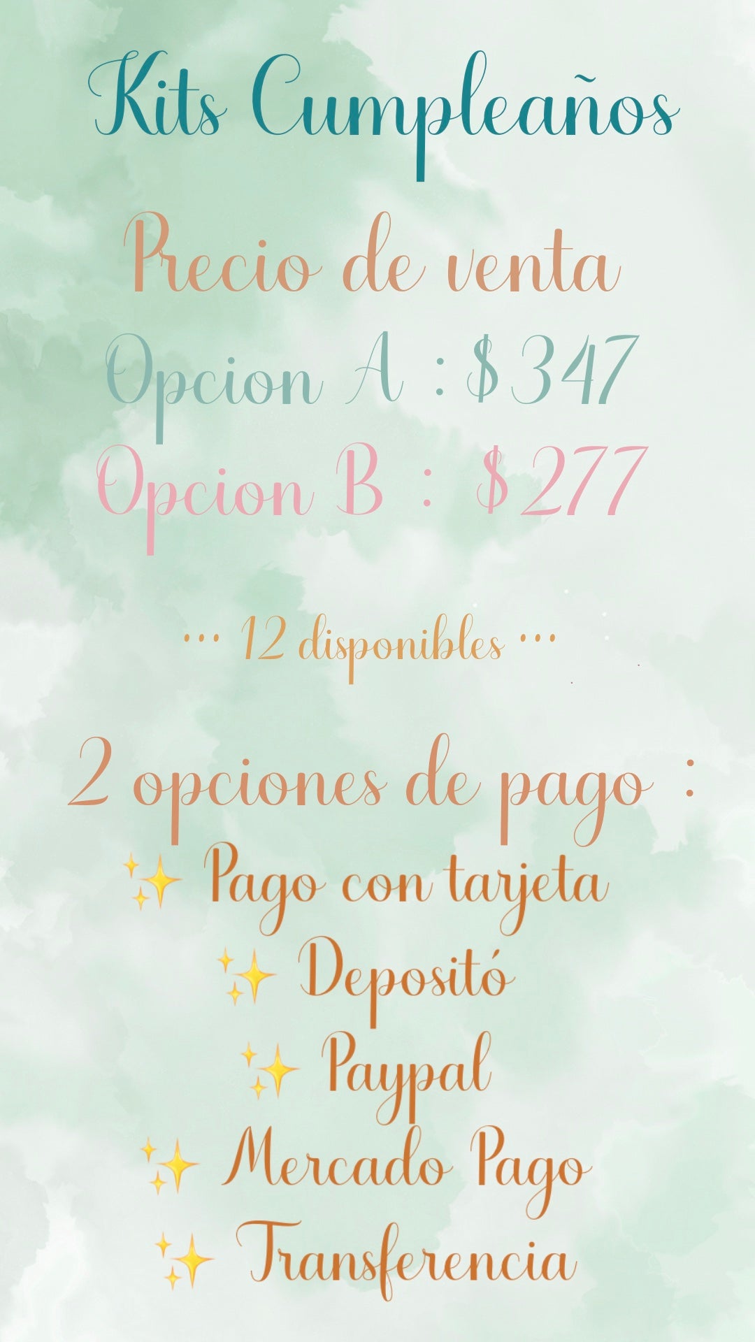 ✨🎂 MINI KIT CUMPLEAÑOS 🍰✨
