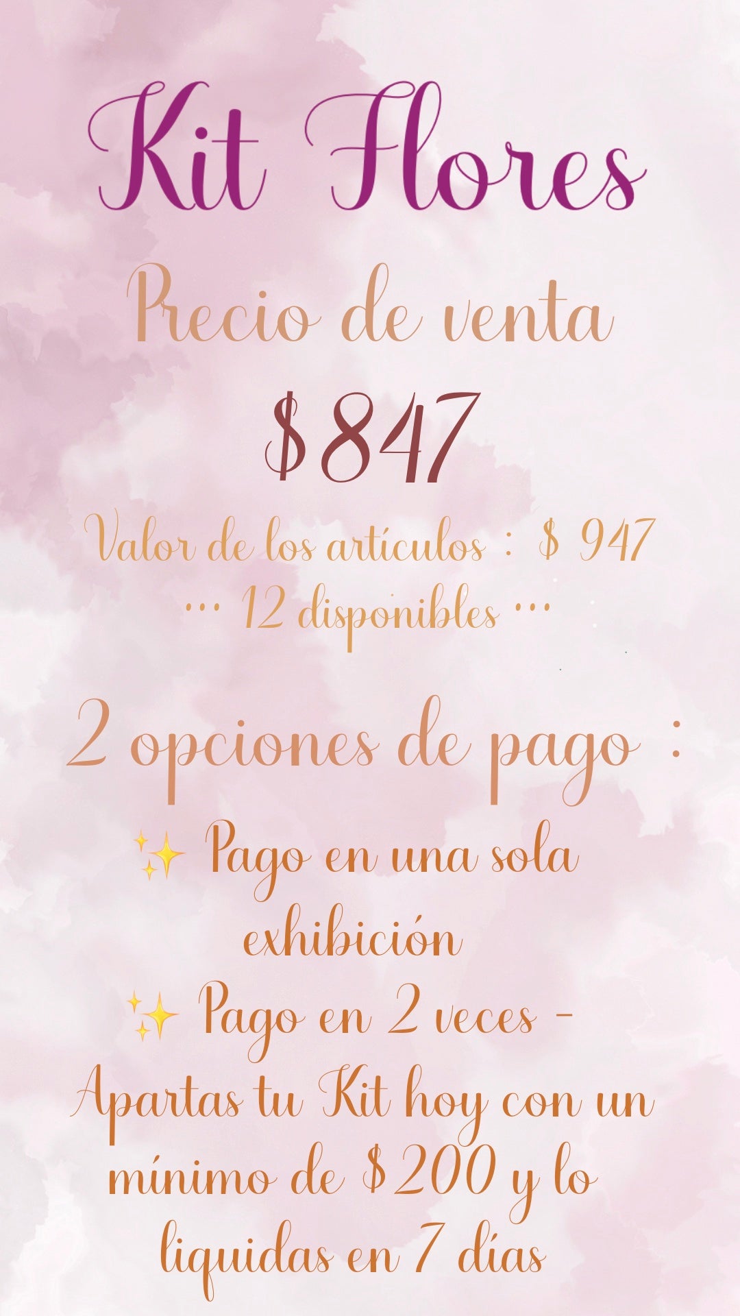 🌸✨ KIT FLORES & SELLOS ✨🌸