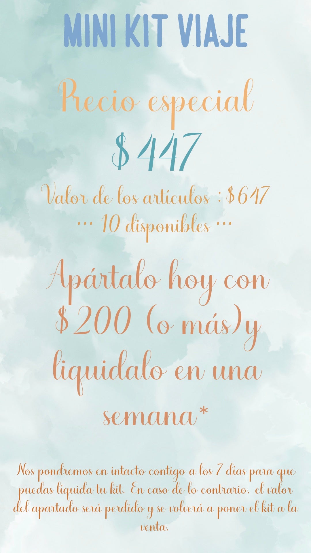 🧳 MINI KIT VIAJE 🧳