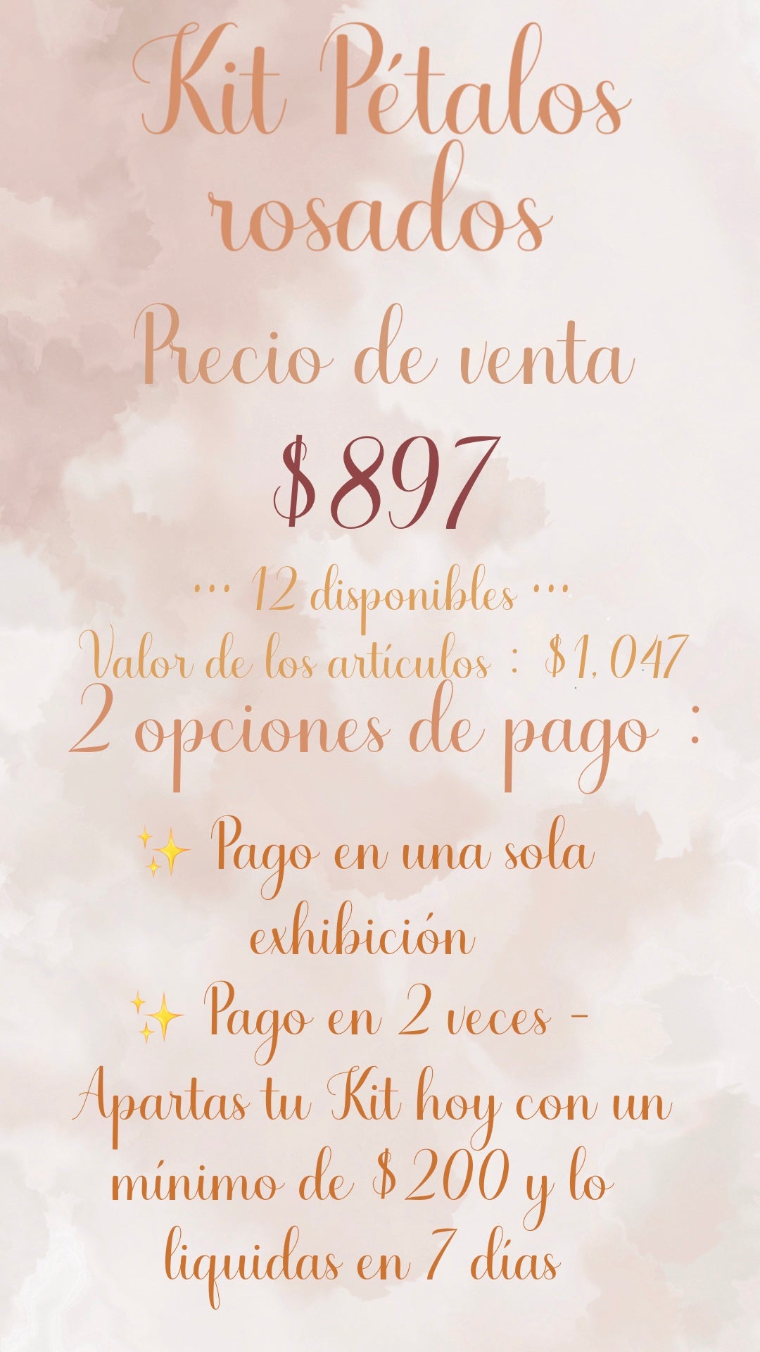 🌸✨ KIT PETALOS ROSADOS✨🌸
