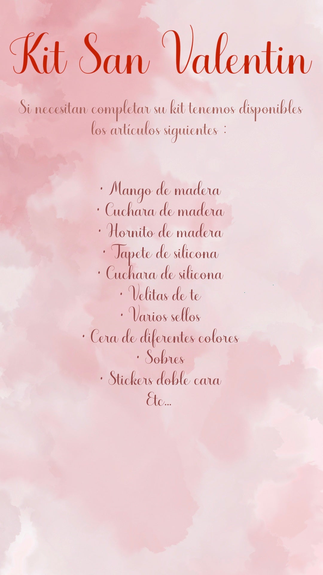 ✨❤️ MINI KIT SAN VALENTIN ❤️✨
