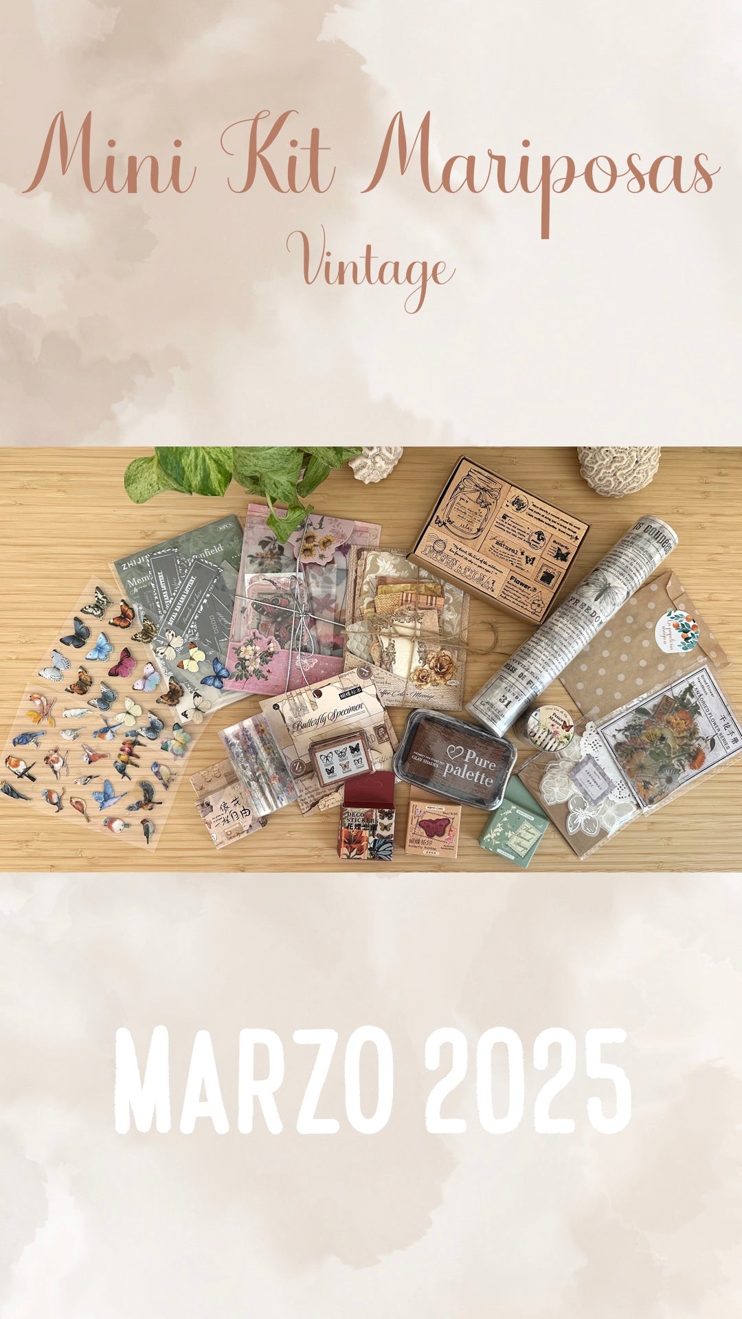 🦋✨ KIT MARIPOSAS VINTAGE ✨🦋